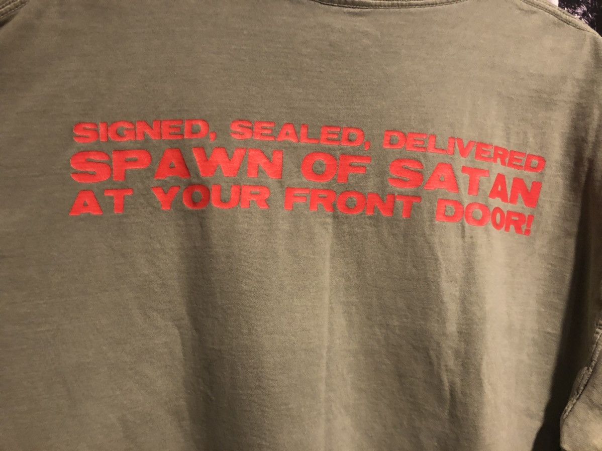 Half Evil Half Evil 333 Spawn of Satan Sandstone Tee FREE SHIPPING Size US XL / EU 56 / 4 - 4 Thumbnail