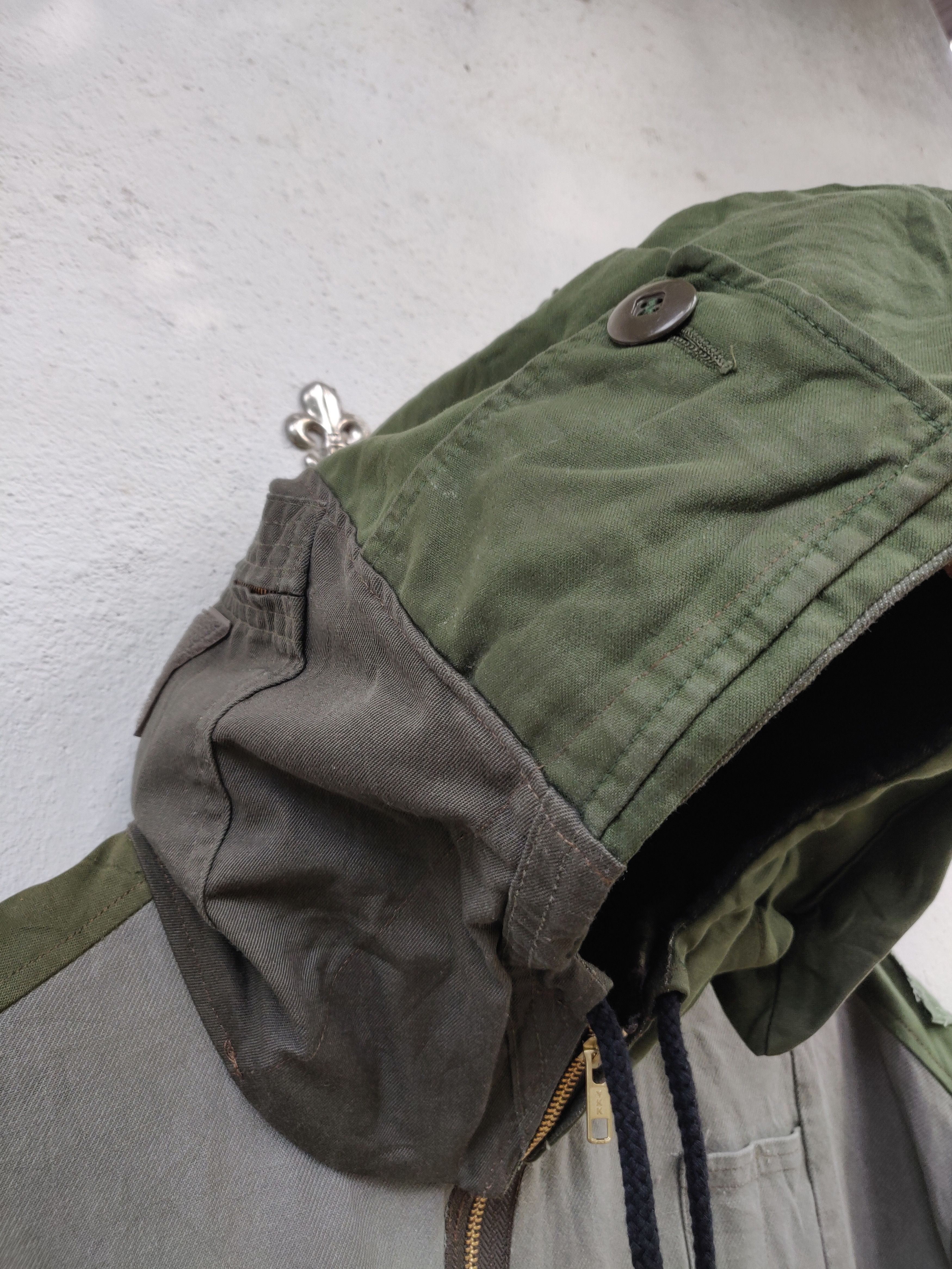 Japanese Brand × Reserved reserved patchwork cargo crop jackets hoodies Size US XL / EU 56 / 4 - 7 Thumbnail