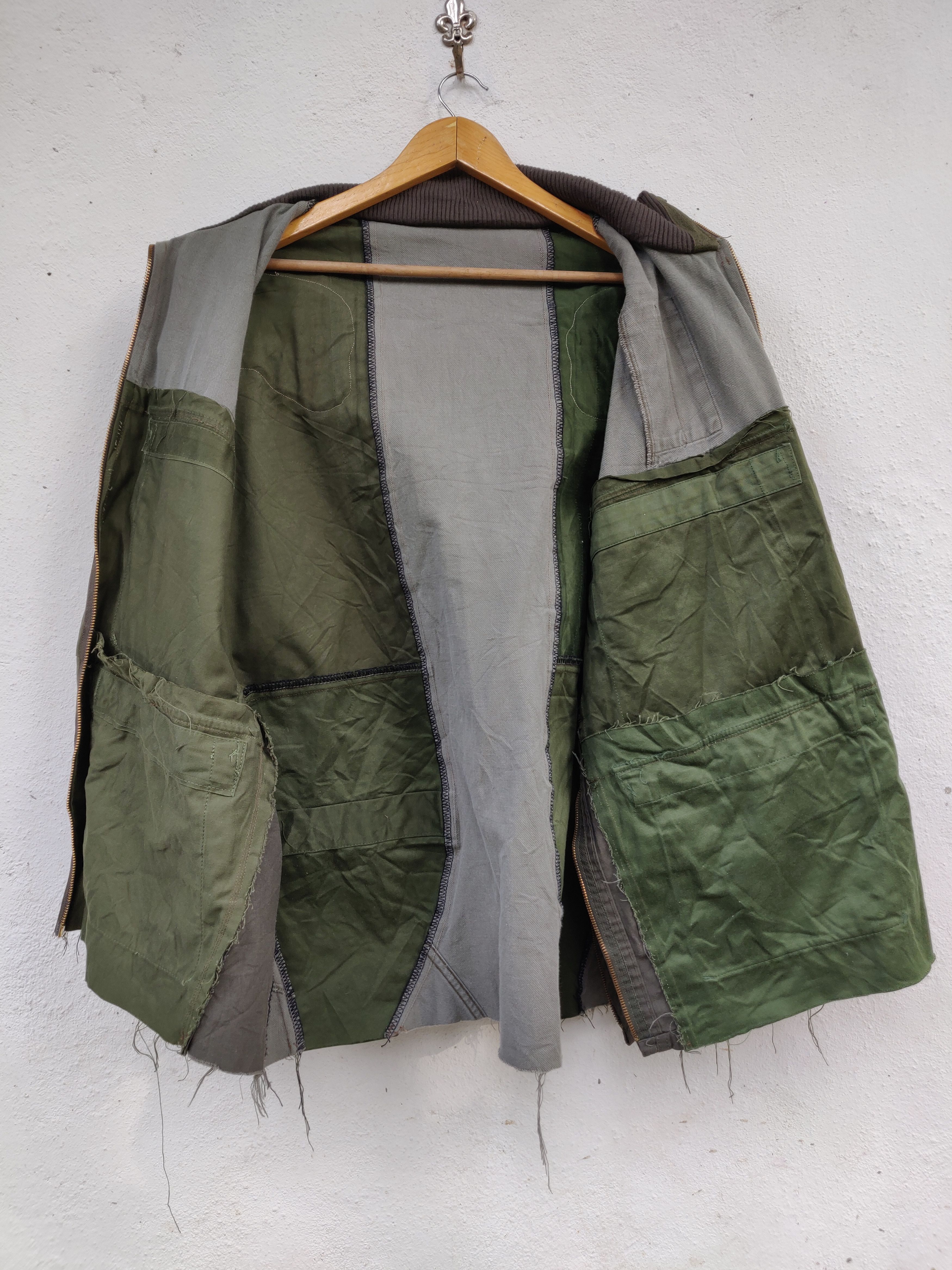 Japanese Brand × Reserved reserved patchwork cargo crop jackets hoodies Size US XL / EU 56 / 4 - 13 Thumbnail