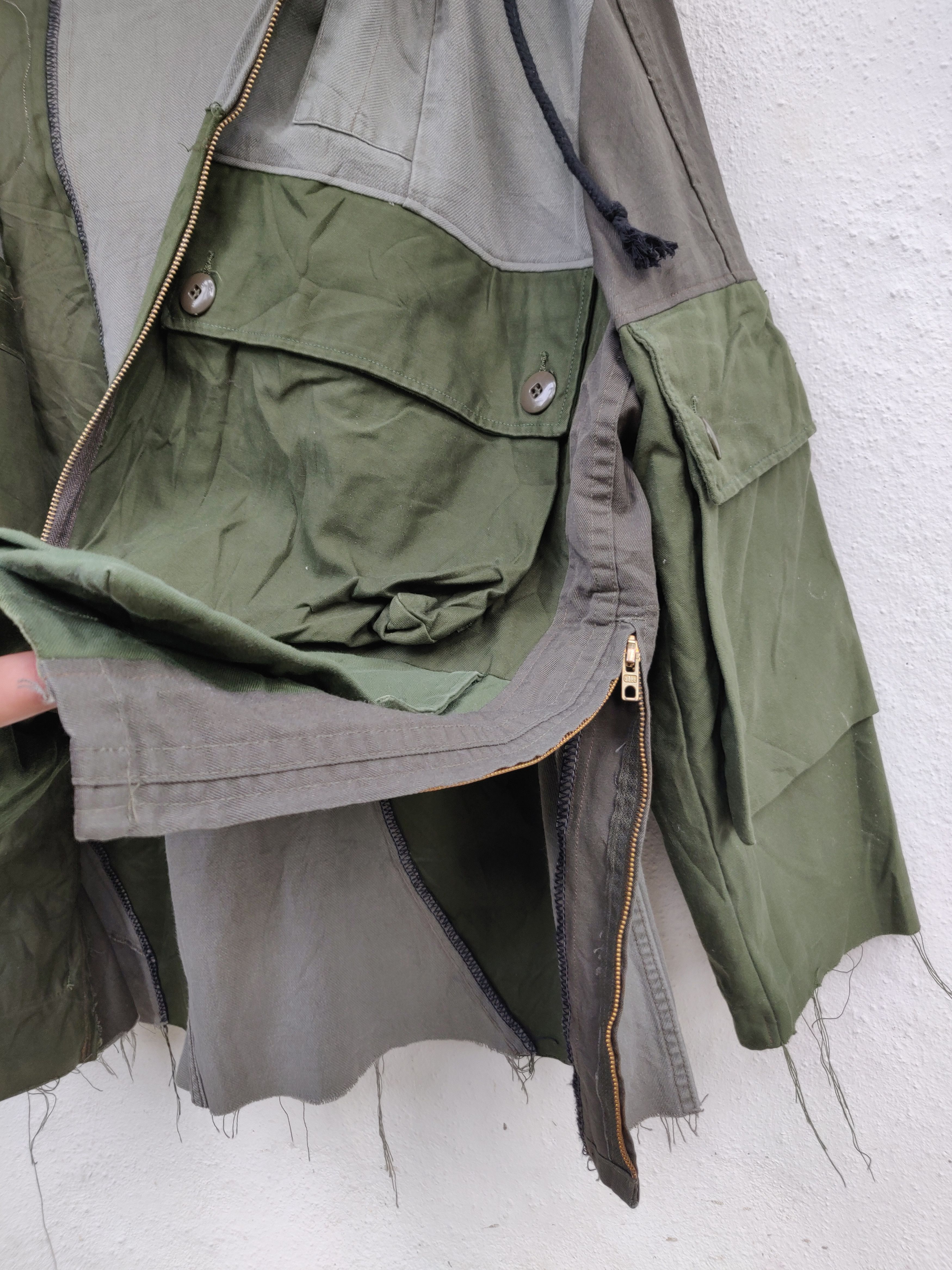 Japanese Brand × Reserved reserved patchwork cargo crop jackets hoodies Size US XL / EU 56 / 4 - 11 Thumbnail