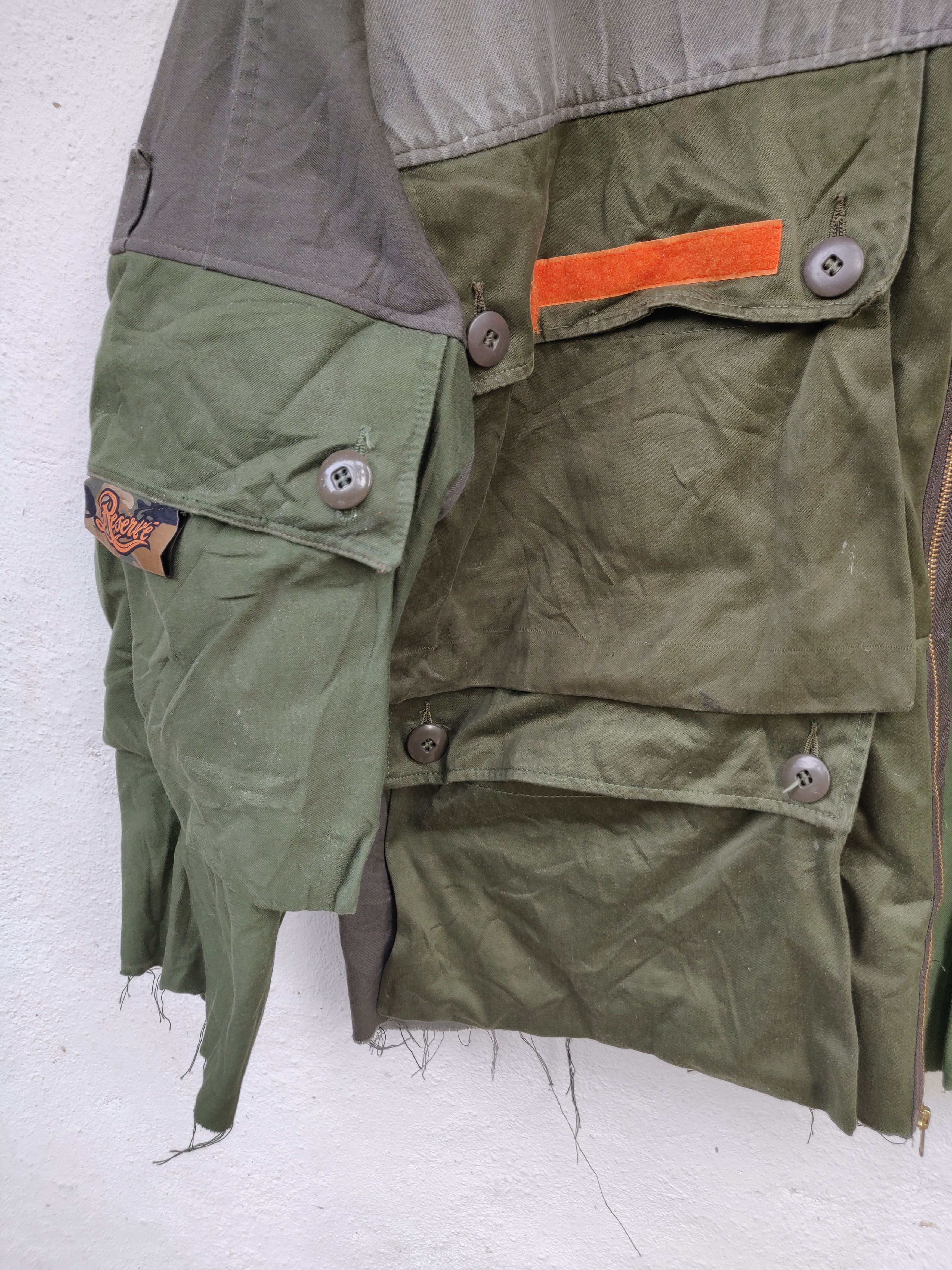 Japanese Brand × Reserved reserved patchwork cargo crop jackets hoodies Size US XL / EU 56 / 4 - 4 Thumbnail