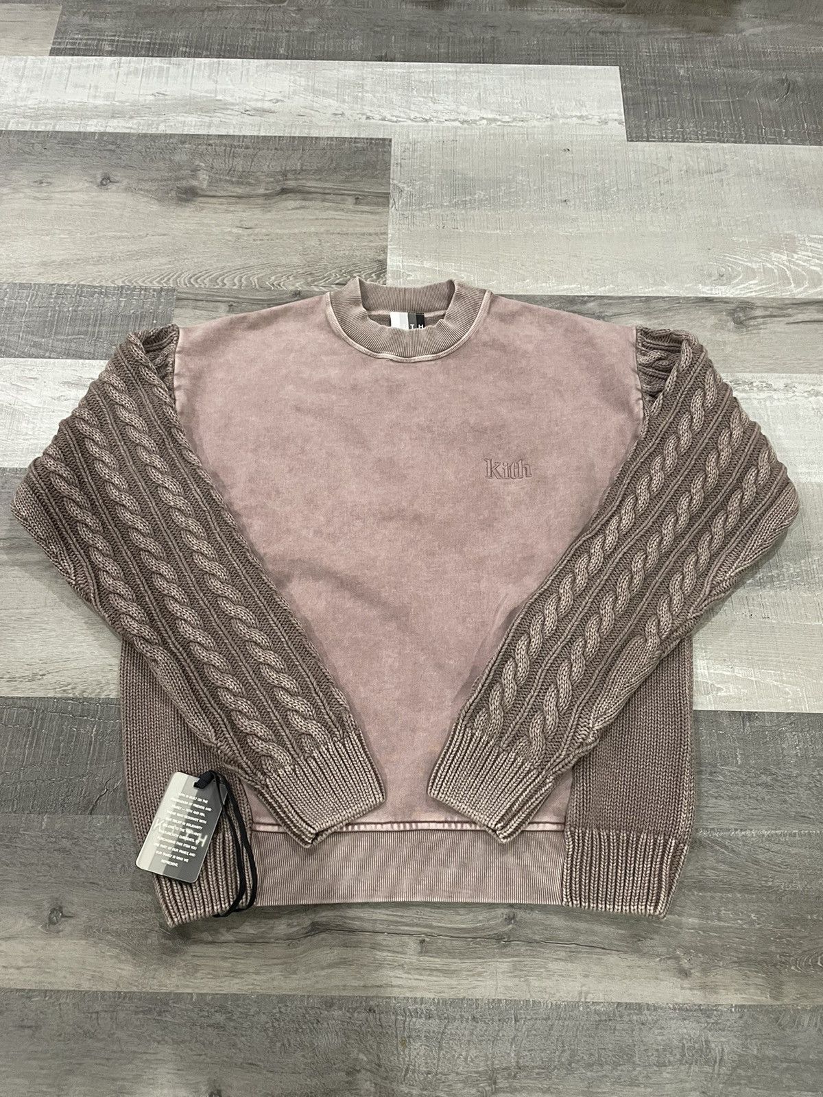 Kith Combo Knit Mockneck with tags | Grailed