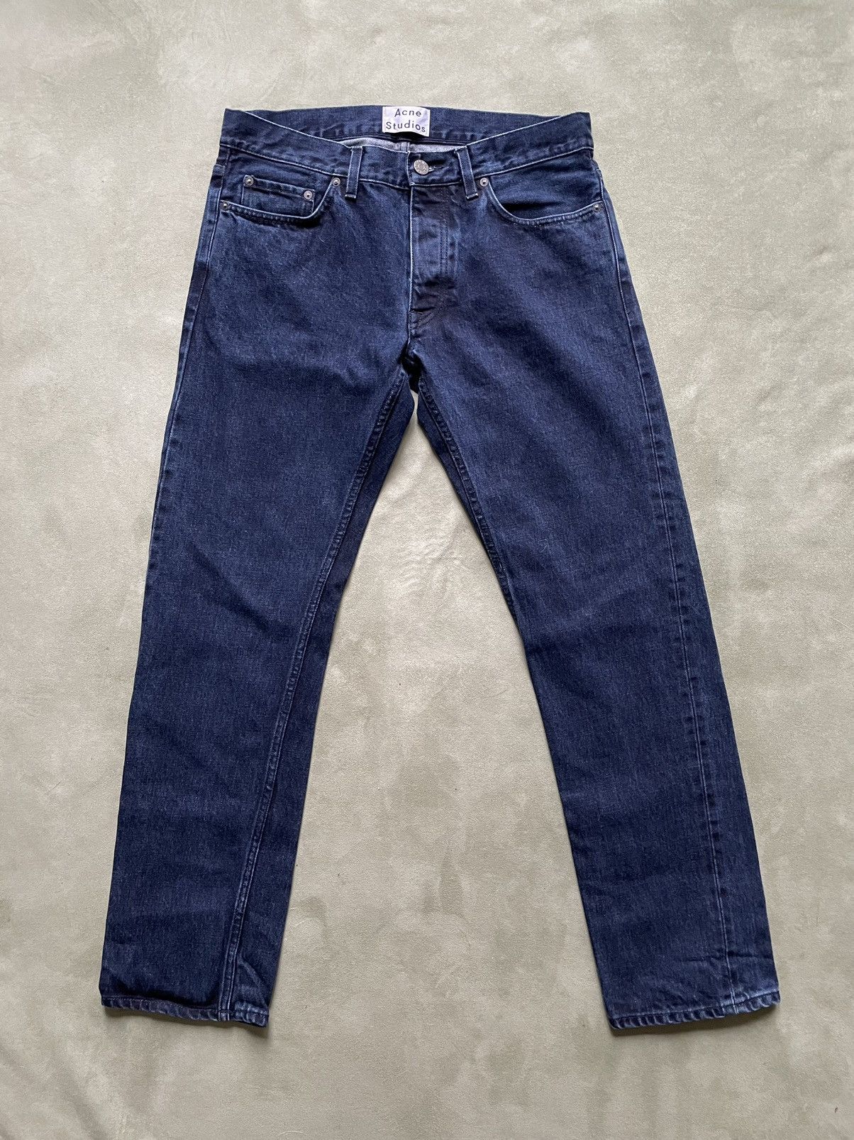 Acne Studios “roc drake” blue acne jeans | Grailed