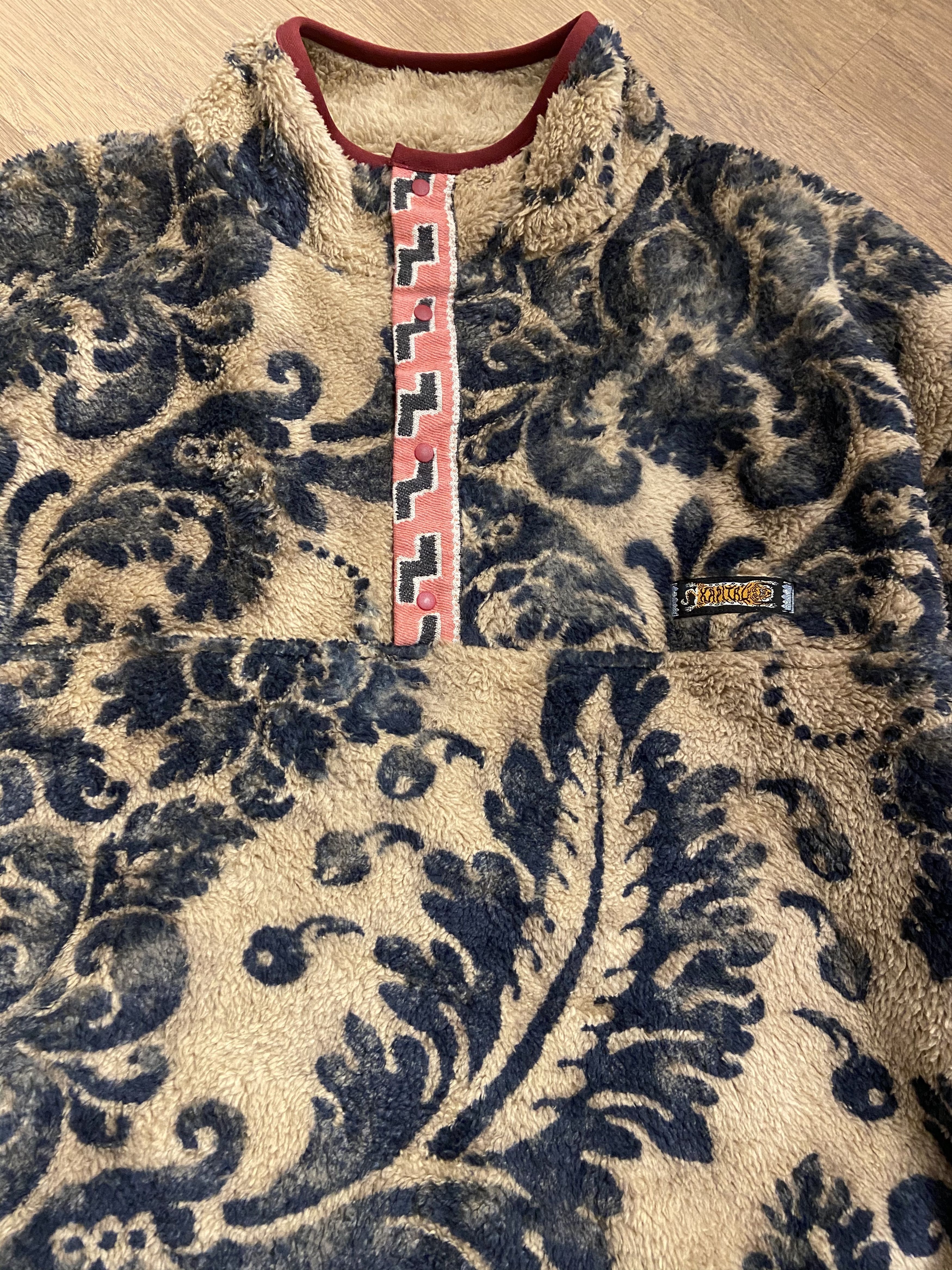 Kapital KAPITAL Virgin Mary damask fleece snap t pullover XL Size US XL / EU 56 / 4 - 4 Thumbnail