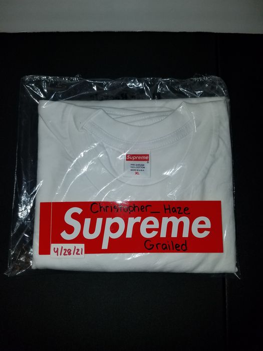 Supreme Supreme Apes Tee XL White SS21 | Grailed