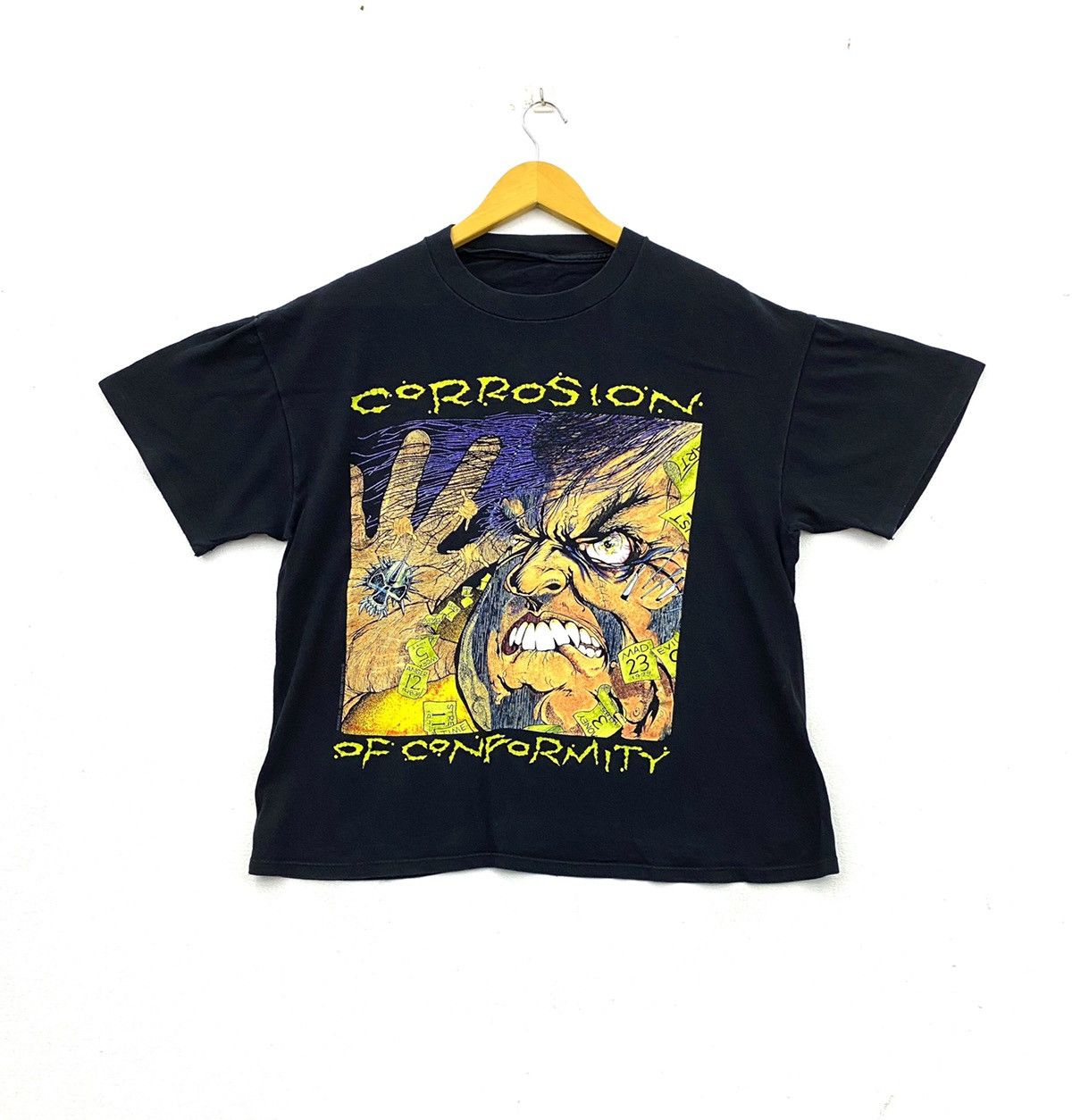 vintage 1991 CORROSION OF CONFORMITY pushead art t-shirts