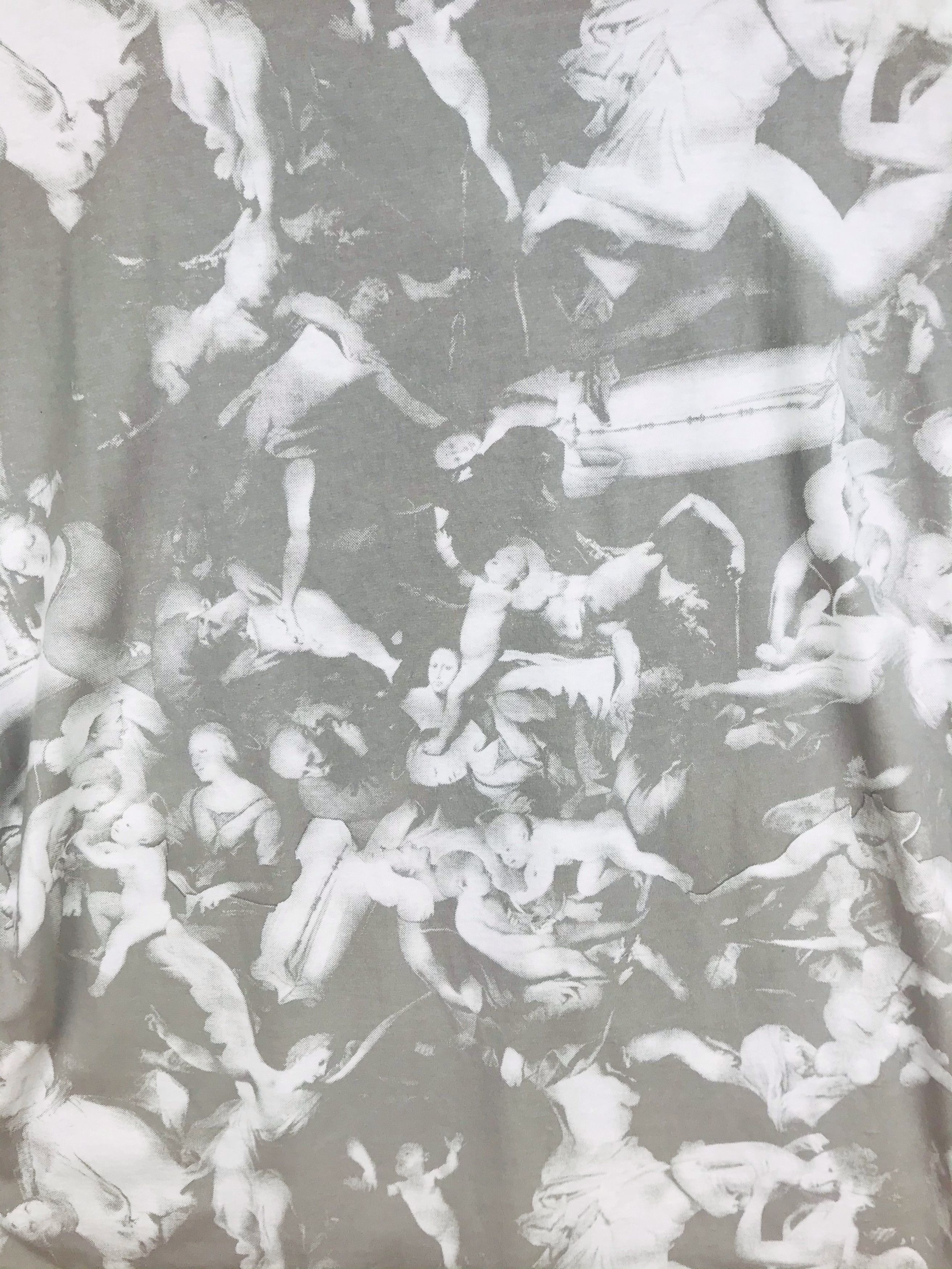 NO ID NOID. BLACK Angels Art All Over Print Shirt Size US XL / EU 56 / 4 - 9 Thumbnail