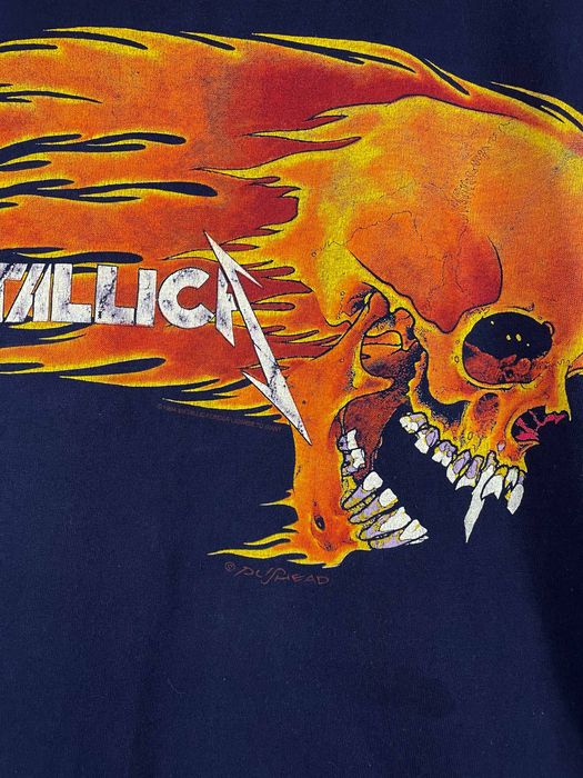 Metallica flaming sales skull hoodie