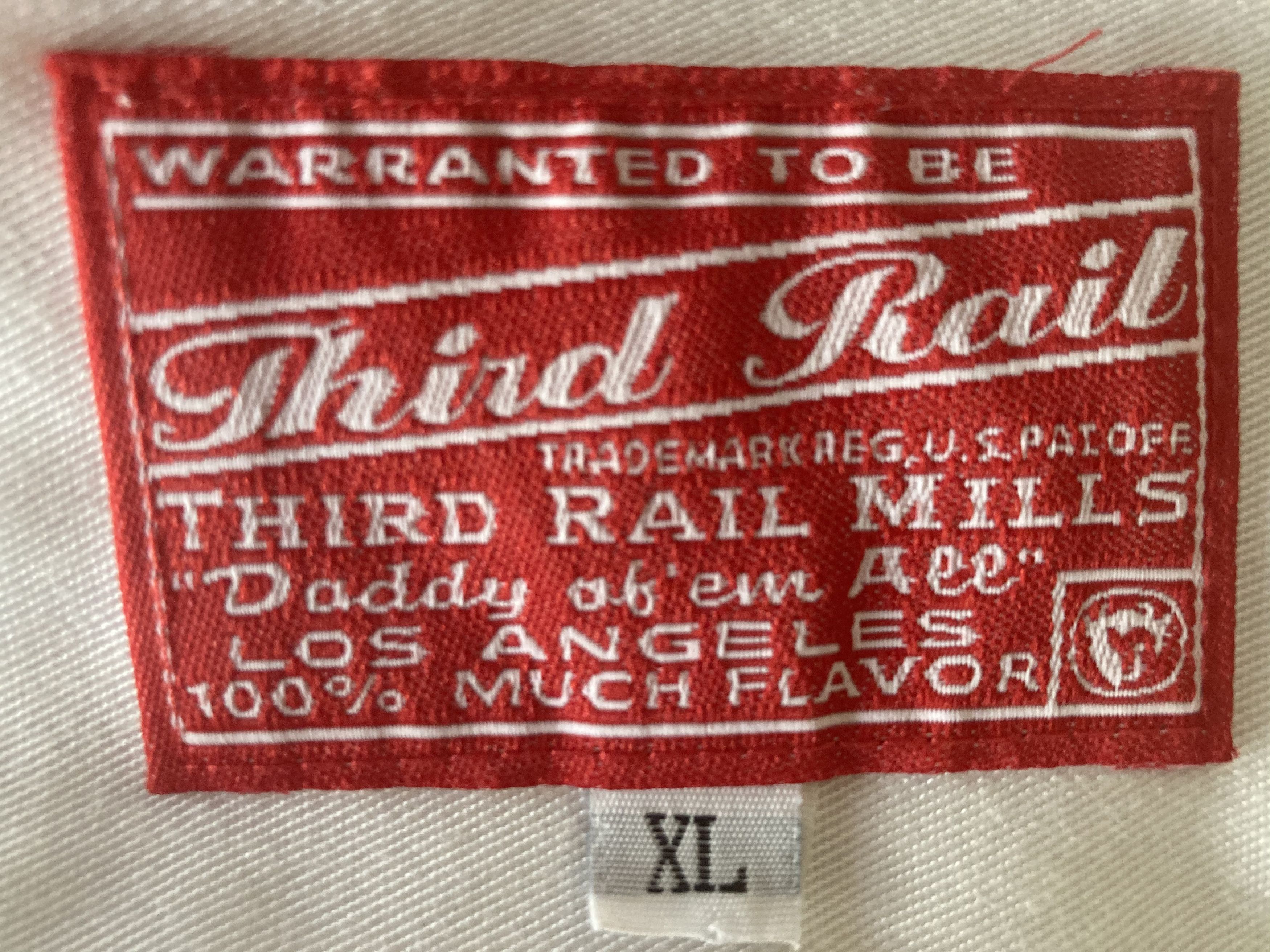 Vintage Flamed Vintage Third Rail Bowling Shirt (80s) Size US XL / EU 56 / 4 - 3 Thumbnail