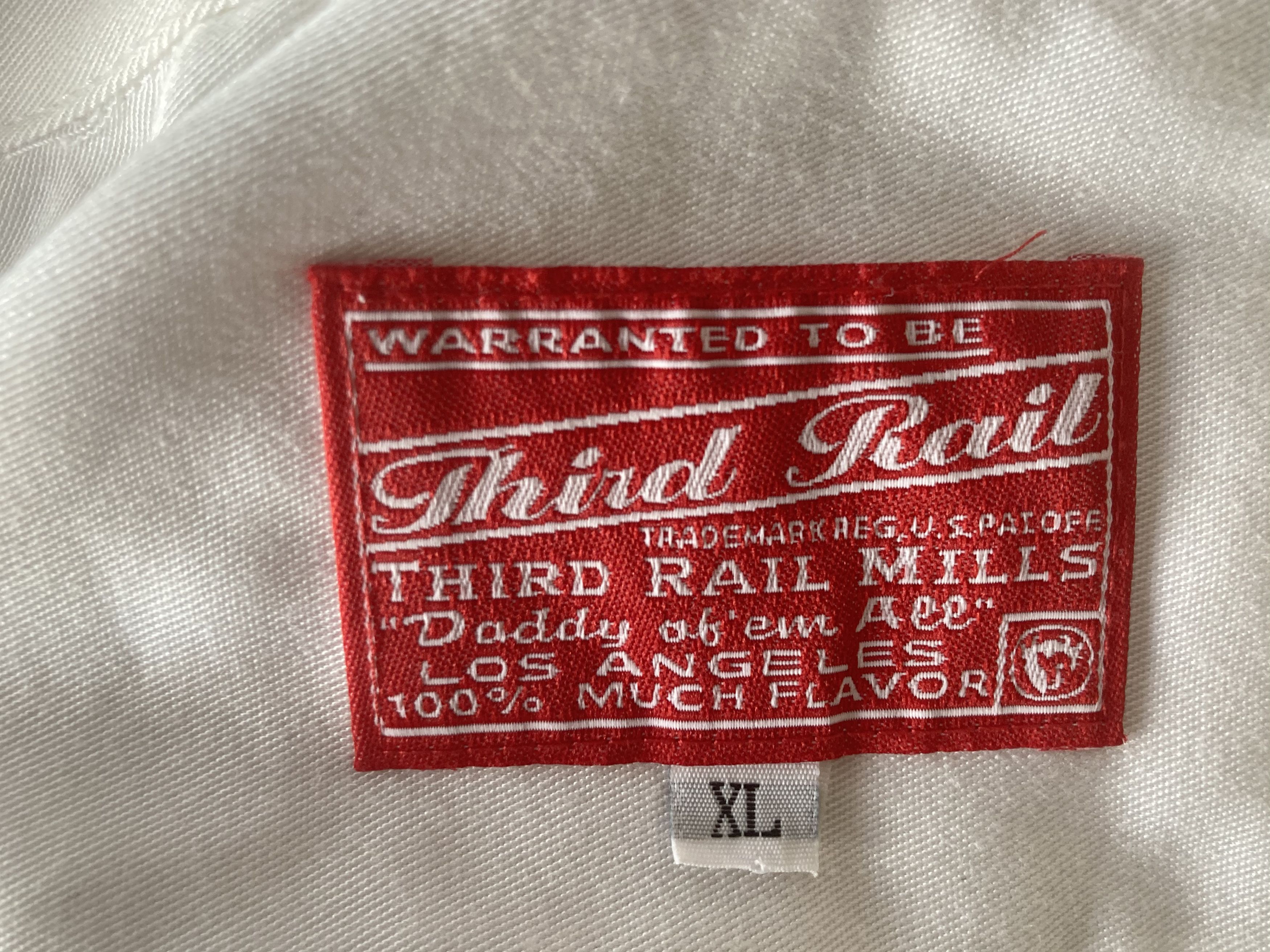 Vintage Flamed Vintage Third Rail Bowling Shirt (80s) Size US XL / EU 56 / 4 - 2 Thumbnail