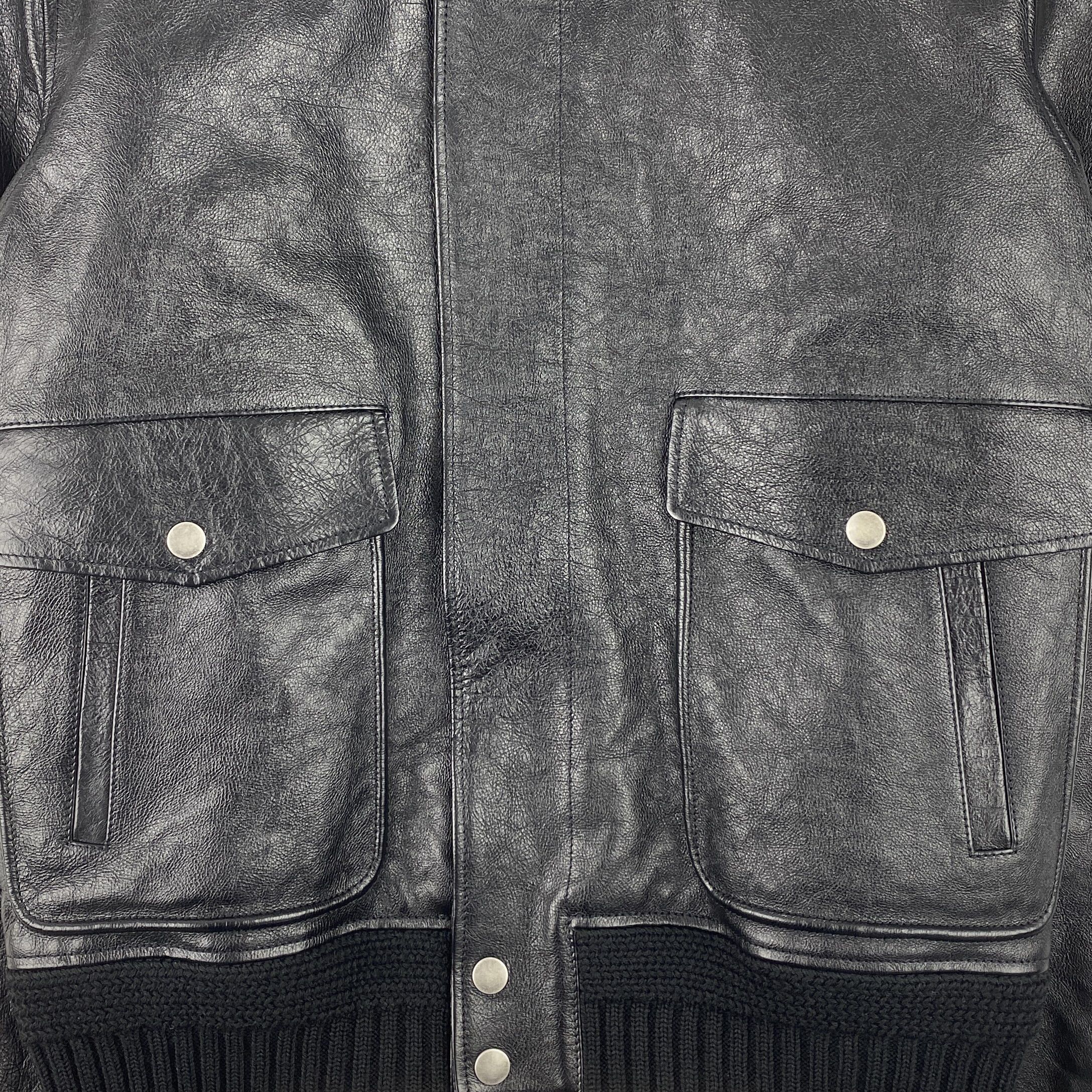 Saint Laurent Paris Saint Laurent SS18 Black Heaven Shearling Bomber Size US L / EU 52-54 / 3 - 3 Thumbnail