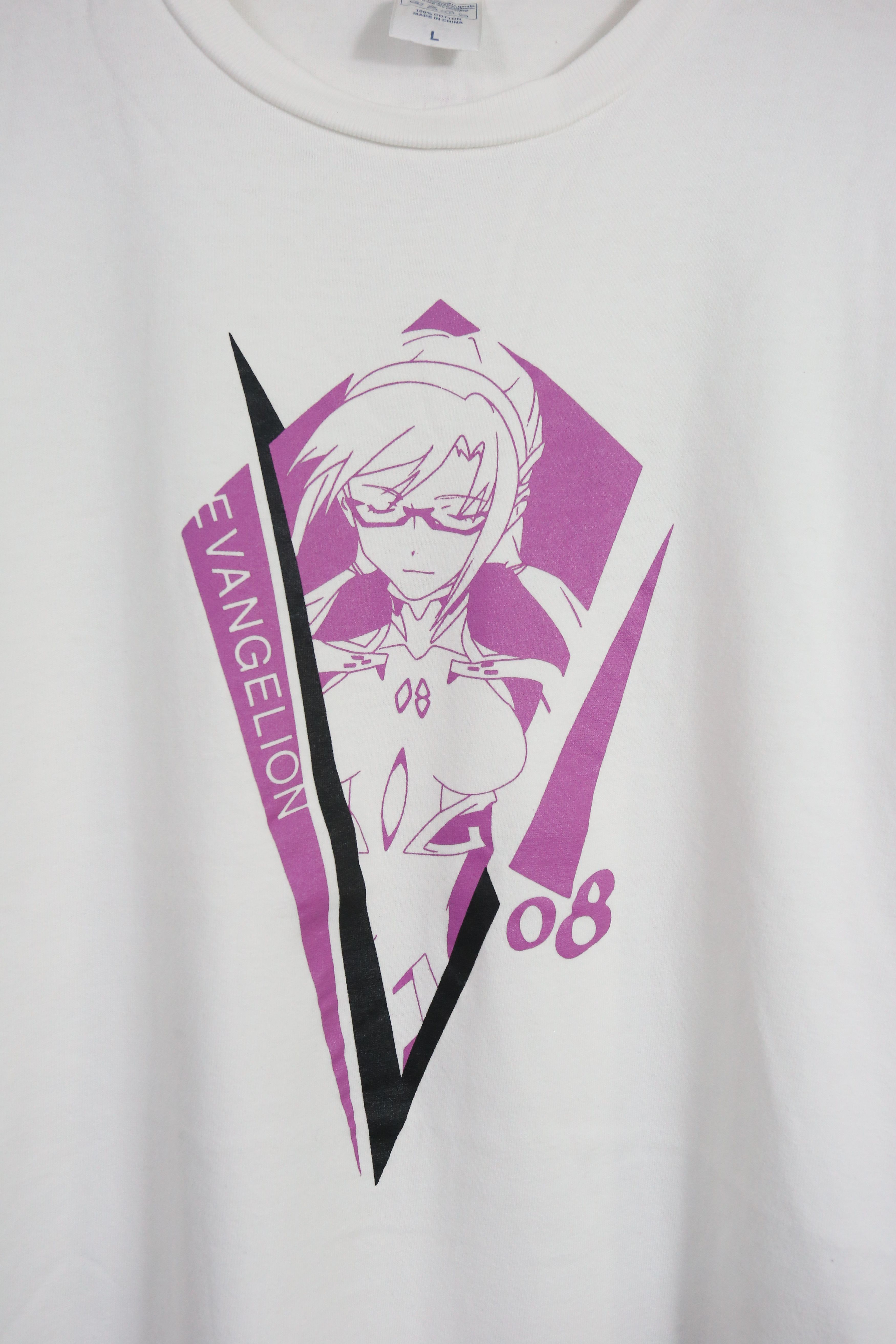 Anime × Japanese Brand × Vintage GTMB544 Vintage Evangelion EVA 08 Anime t-shirt (L) Size US L / EU 52-54 / 3 - 2 Thumbnail