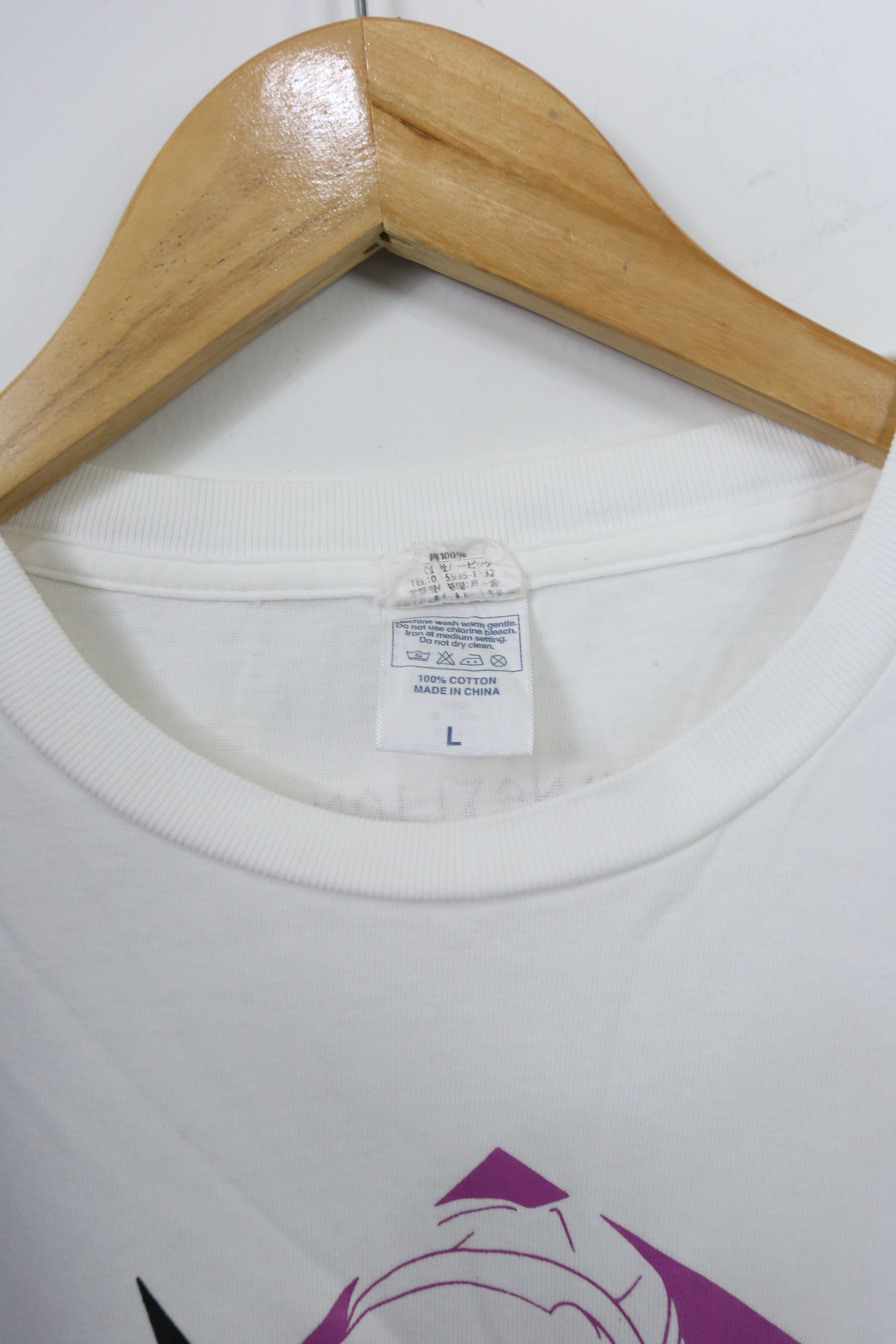 Anime × Japanese Brand × Vintage GTMB544 Vintage Evangelion EVA 08 Anime t-shirt (L) Size US L / EU 52-54 / 3 - 3 Thumbnail