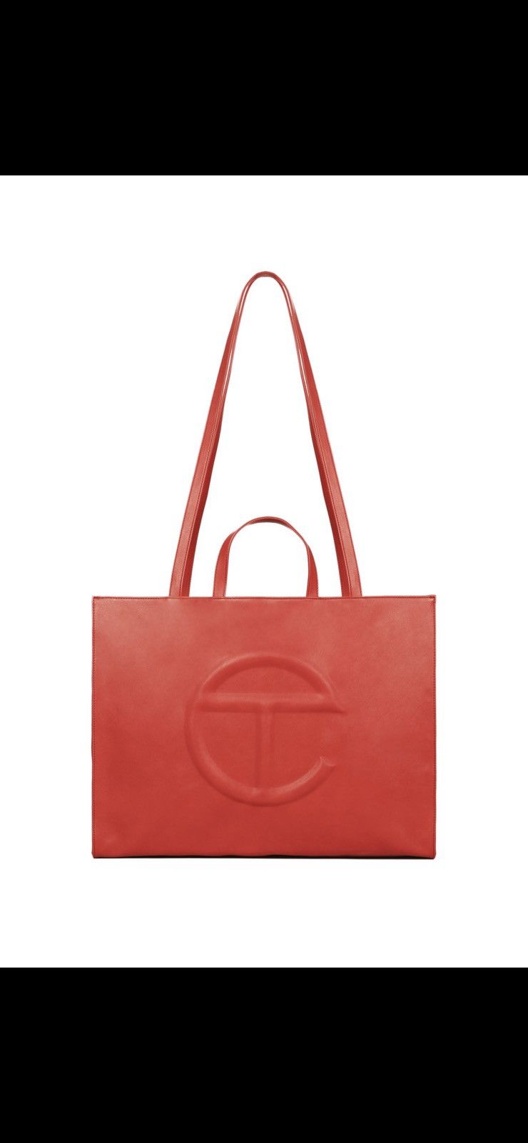 Telfar Telfar Shopping Bag Large Red Size ONE SIZE - 1 Thumbnail