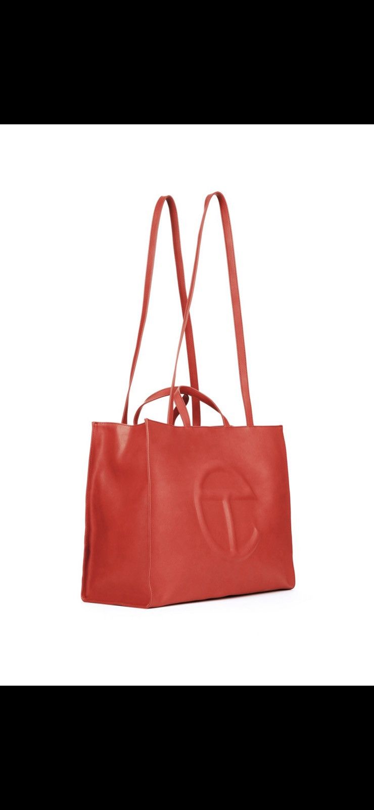 Telfar Telfar Shopping Bag Large Red Size ONE SIZE - 2 Thumbnail
