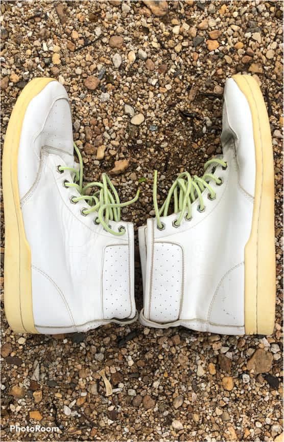 Adidas × Yohji Yamamoto Leather Hi Cut Y3 by Yohji Yamamoto. Size US 9 / EU 42 - 6 Thumbnail
