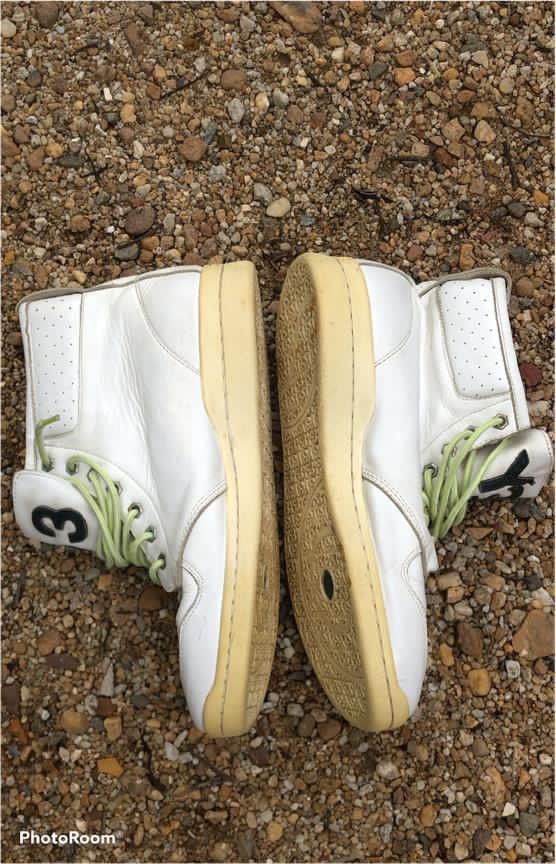 Adidas × Yohji Yamamoto Leather Hi Cut Y3 by Yohji Yamamoto. Size US 9 / EU 42 - 7 Thumbnail