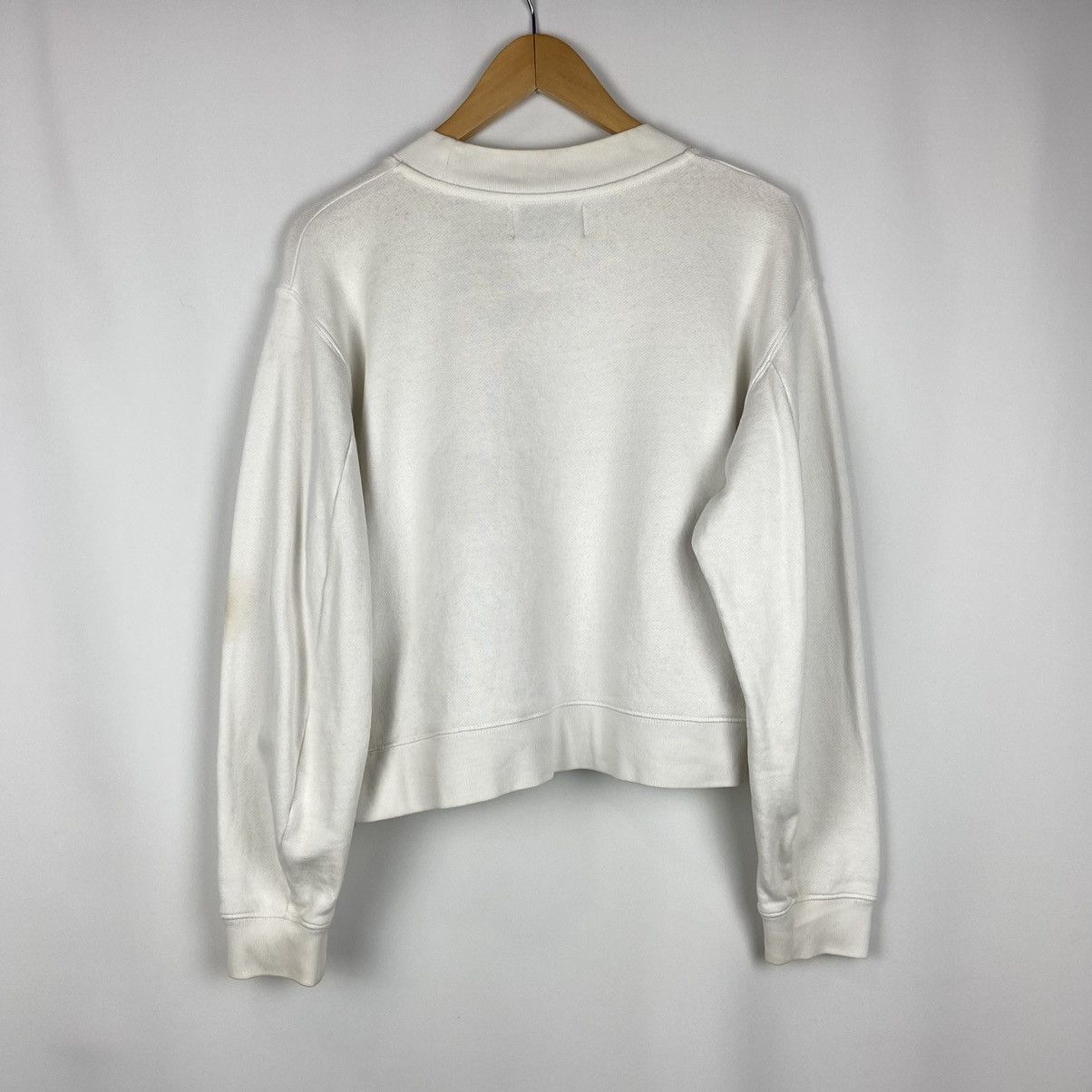 Acne Studios Acne Studios cropped long sleeve sweatshirt Size US M / EU 48-50 / 2 - 2 Thumbnail