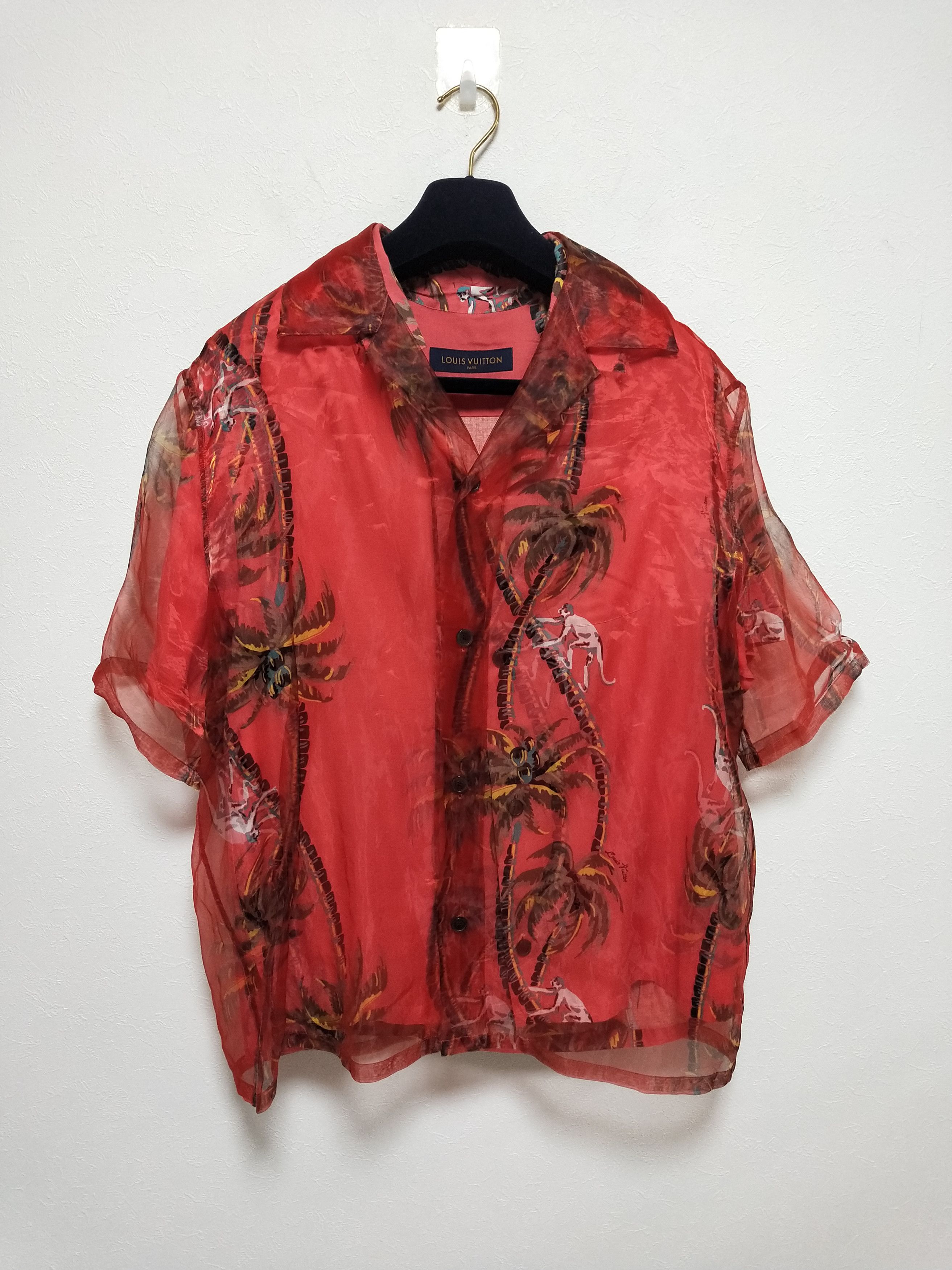 Louis Vuitton Hawaiian Palm Tree Double Layer Shirt Size US L / EU 52-54 / 3 - 1 Thumbnail