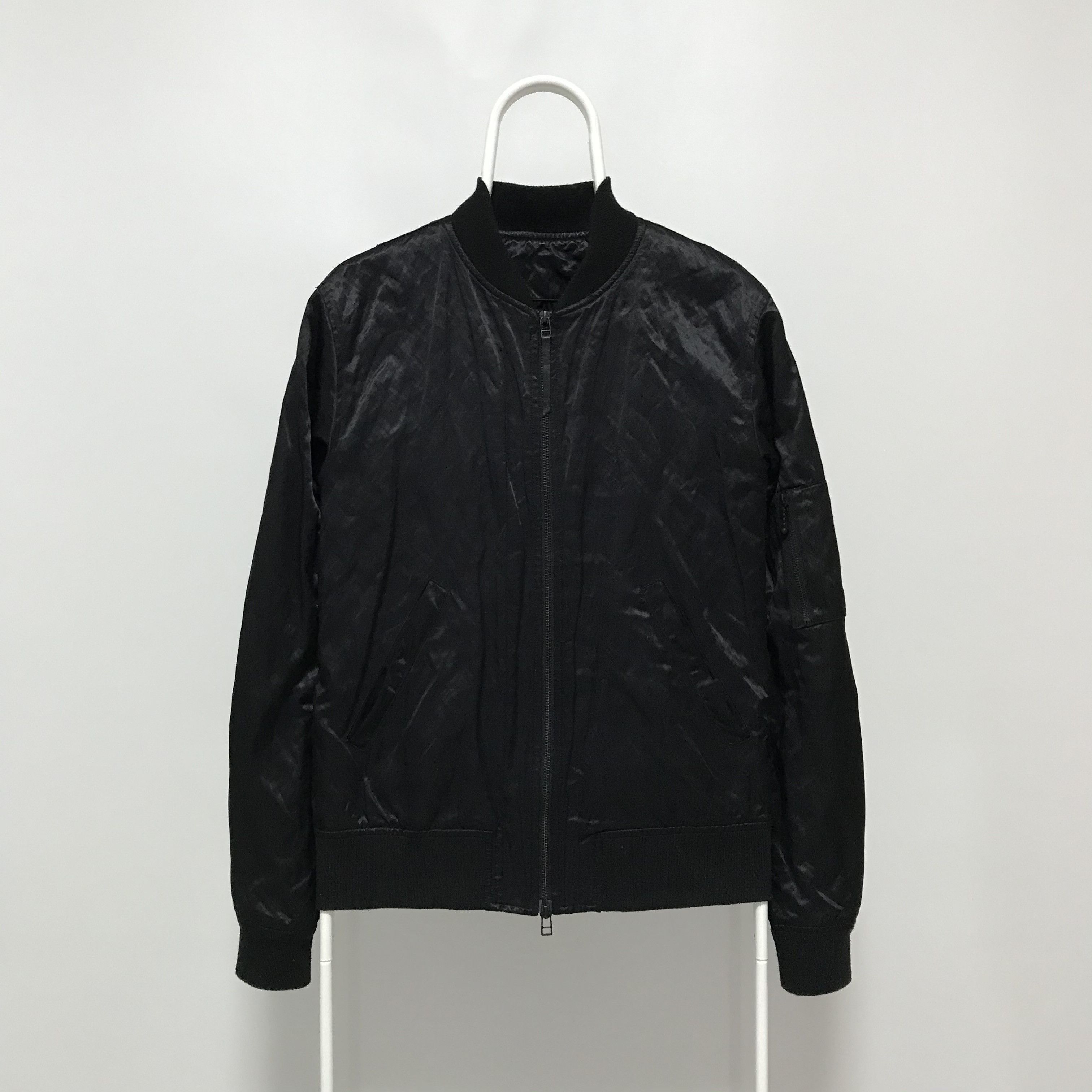 Tiger of Sweden TIGER OF SWEDEN Marc Bomber Jacket Light Coat Black Men's Size US XL / EU 56 / 4 - 2 Thumbnail