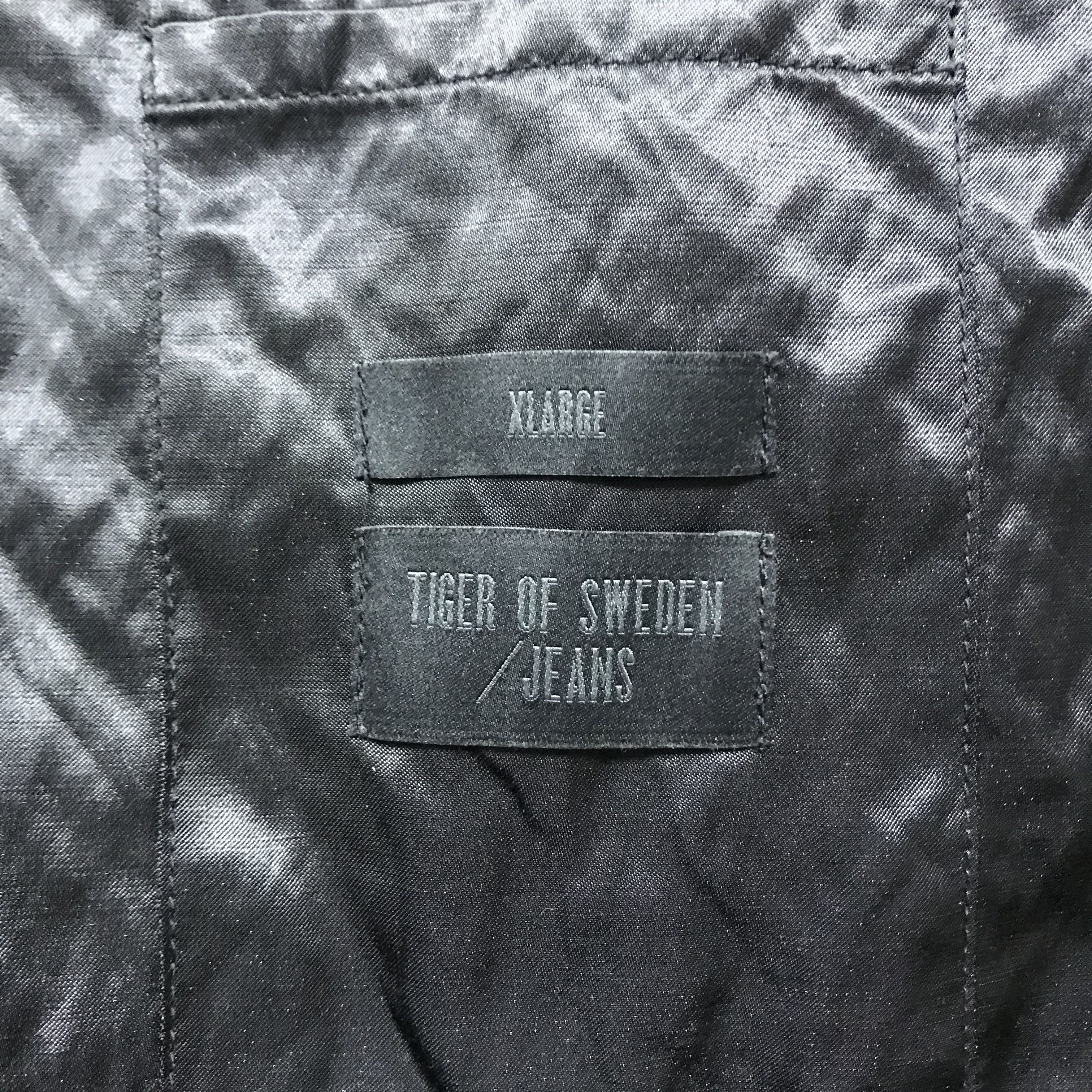 Tiger of Sweden TIGER OF SWEDEN Marc Bomber Jacket Light Coat Black Men's Size US XL / EU 56 / 4 - 5 Thumbnail