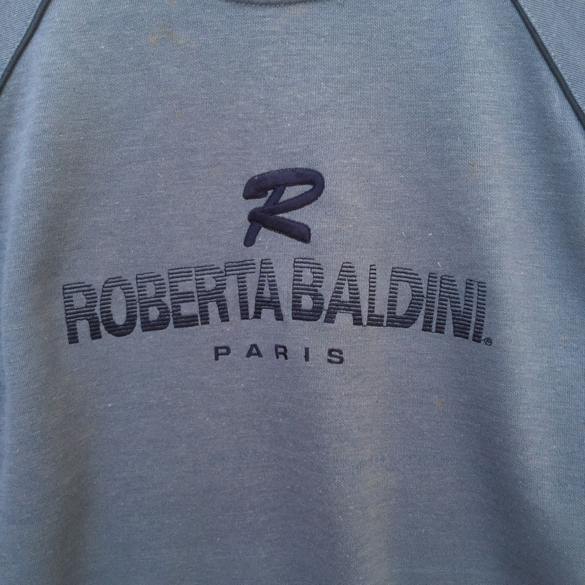 Vintage Vintage 90s Roberta Baldini Embroidered Logo Sweatshirt | L Size US L / EU 52-54 / 3 - 3 Thumbnail