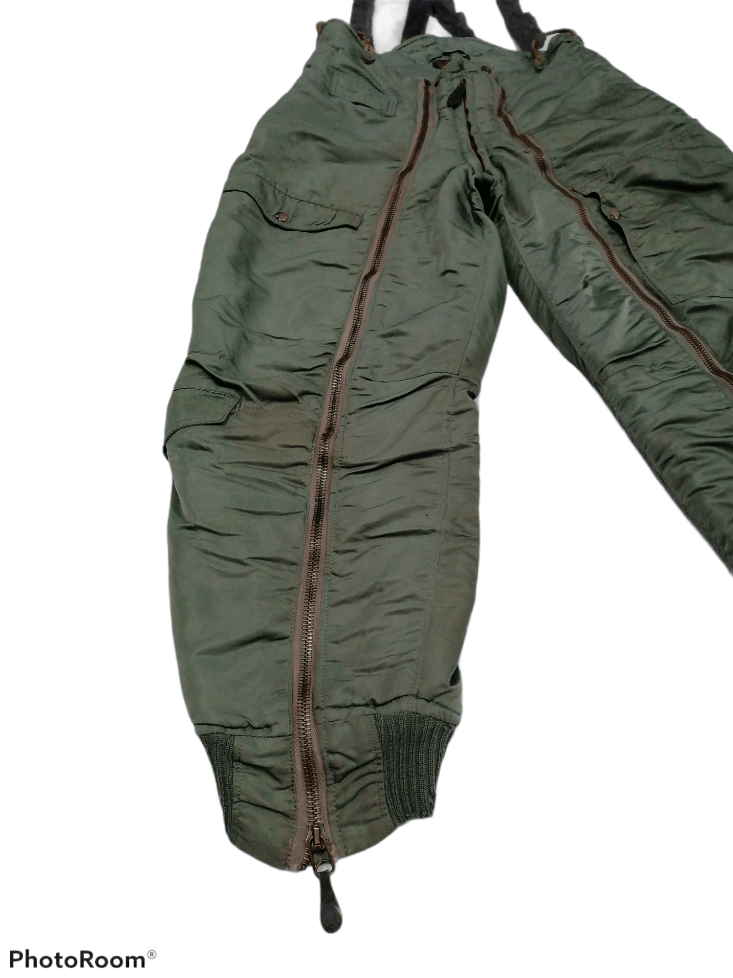 Vintage True Vintage USAF D-1B Flying Trouser With Suspender Pants Size US 34 / EU 50 - 2 Thumbnail
