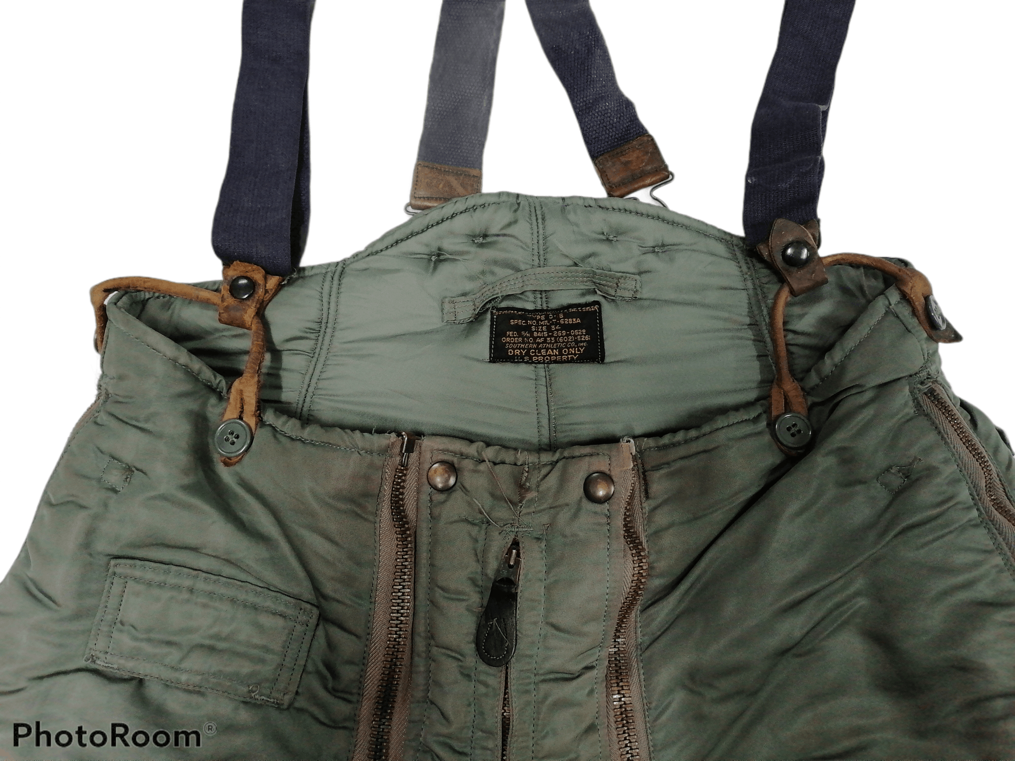 Vintage True Vintage USAF D-1B Flying Trouser With Suspender Pants Size US 34 / EU 50 - 7 Thumbnail