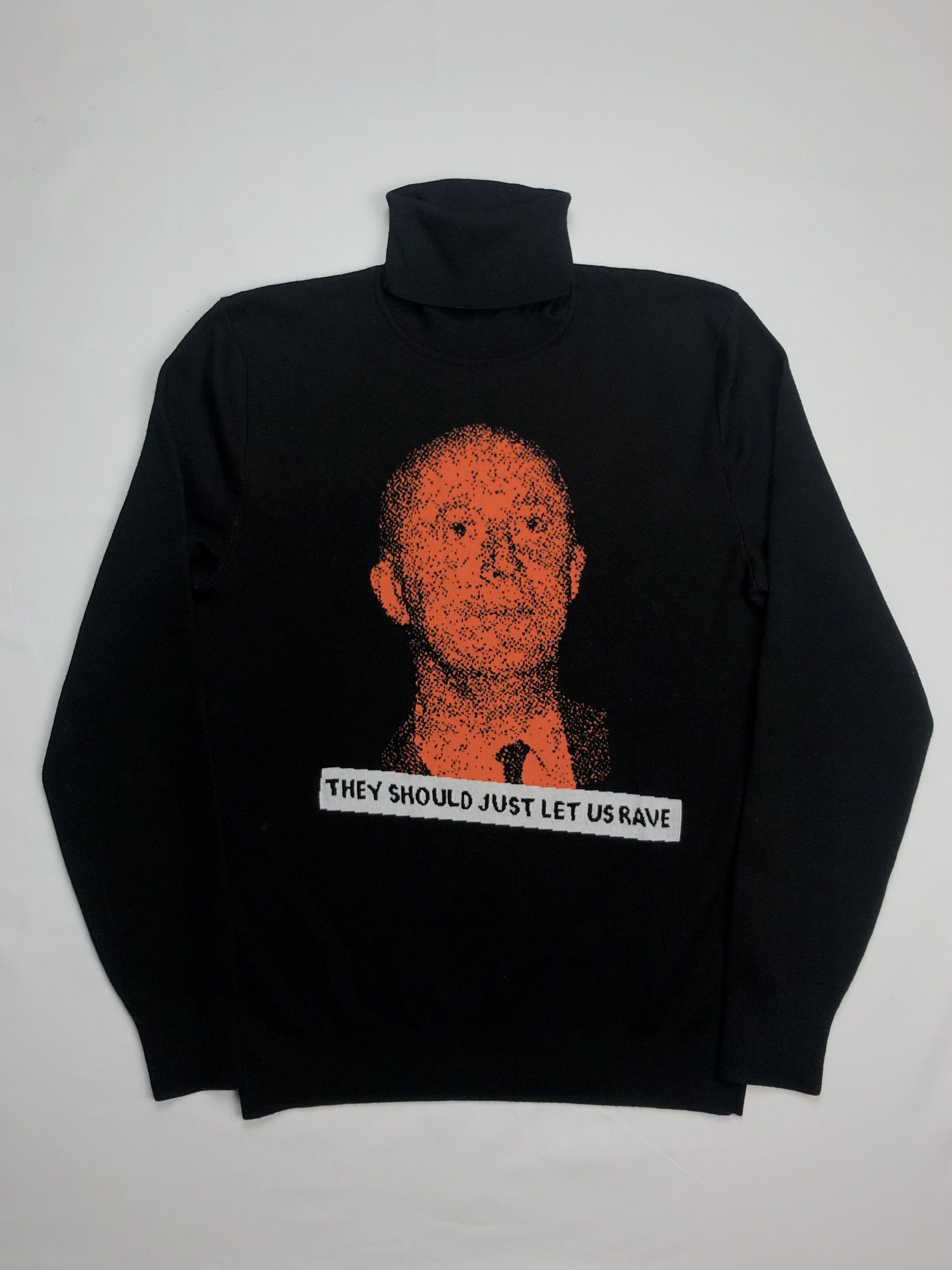 Dior Kris Van Assche “Let Us Rave” Wool Sweater Size US S / EU 44-46 / 1 - 1 Thumbnail