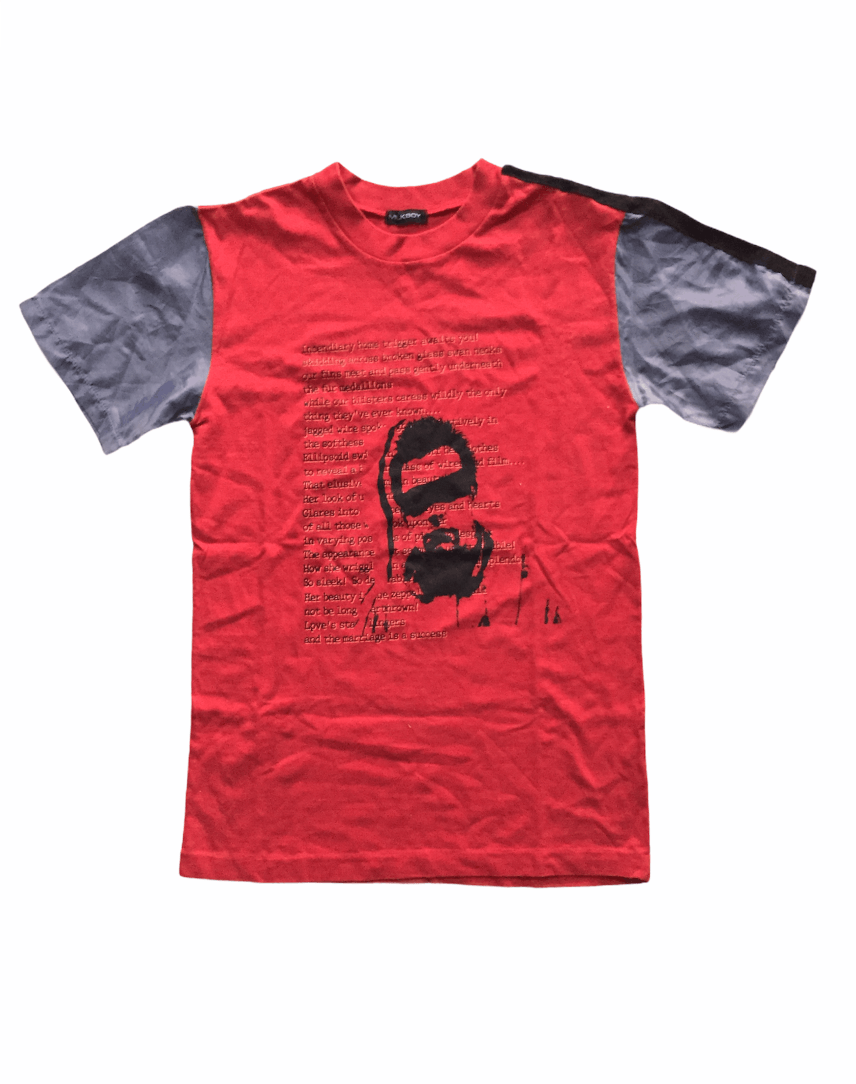 20471120 90's MILKBOY anarchy poem tee Size US XS / EU 42 / 0 - 1 Thumbnail