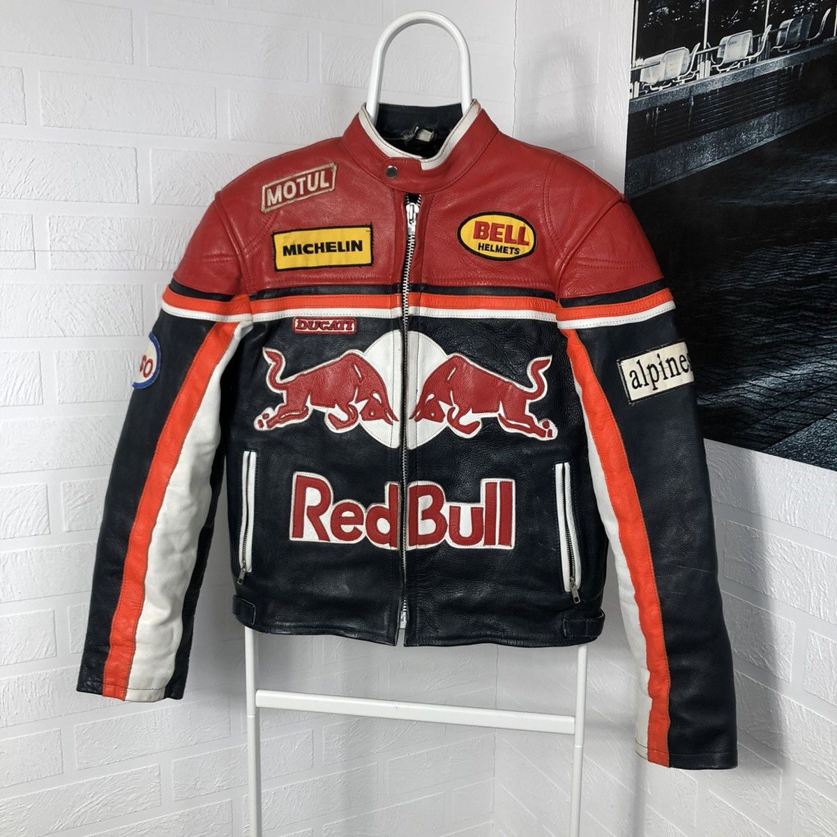 Vintage Red Bull Vintage Leather Jacket Racing Motorcycle Rare | Grailed