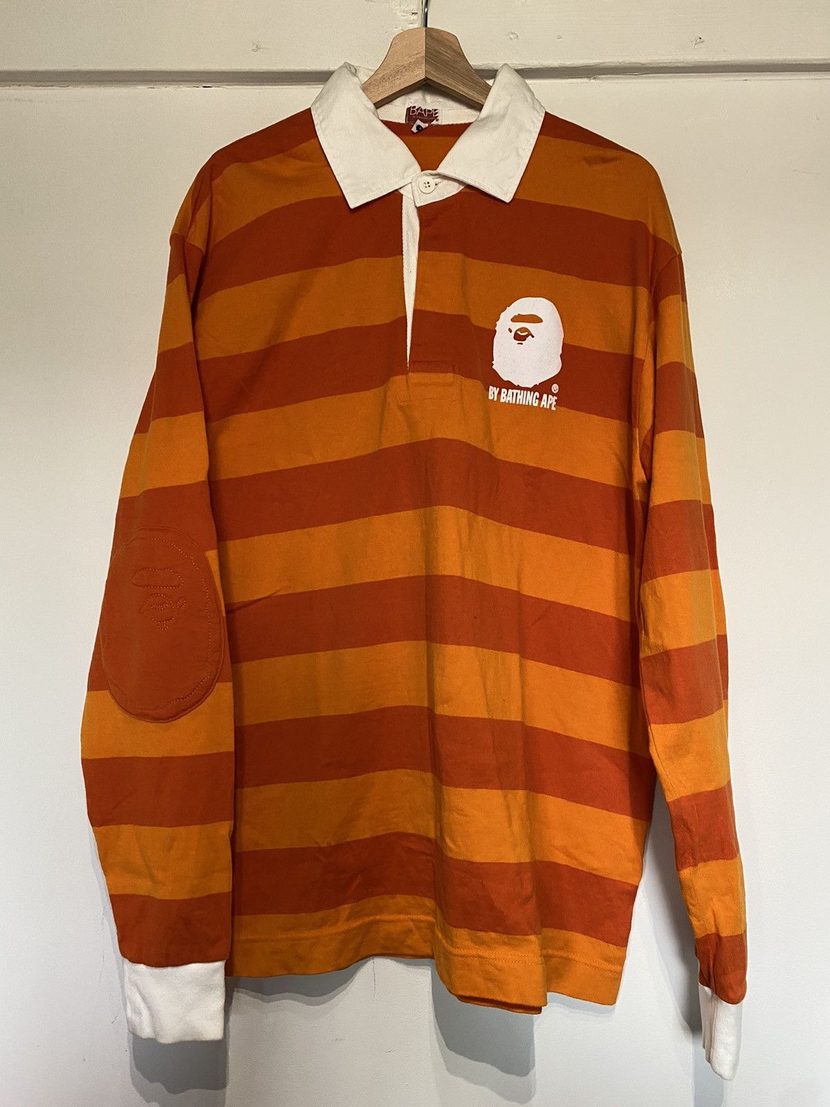 Bape long sleeve polo clearance