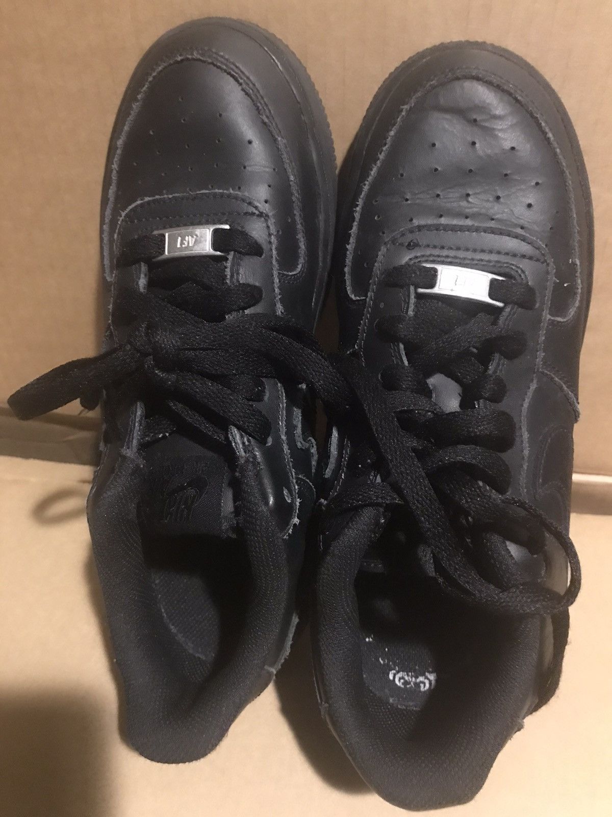 Nike Nike Air Force Black Size US 6.5 / EU 39-40 - 3 Thumbnail