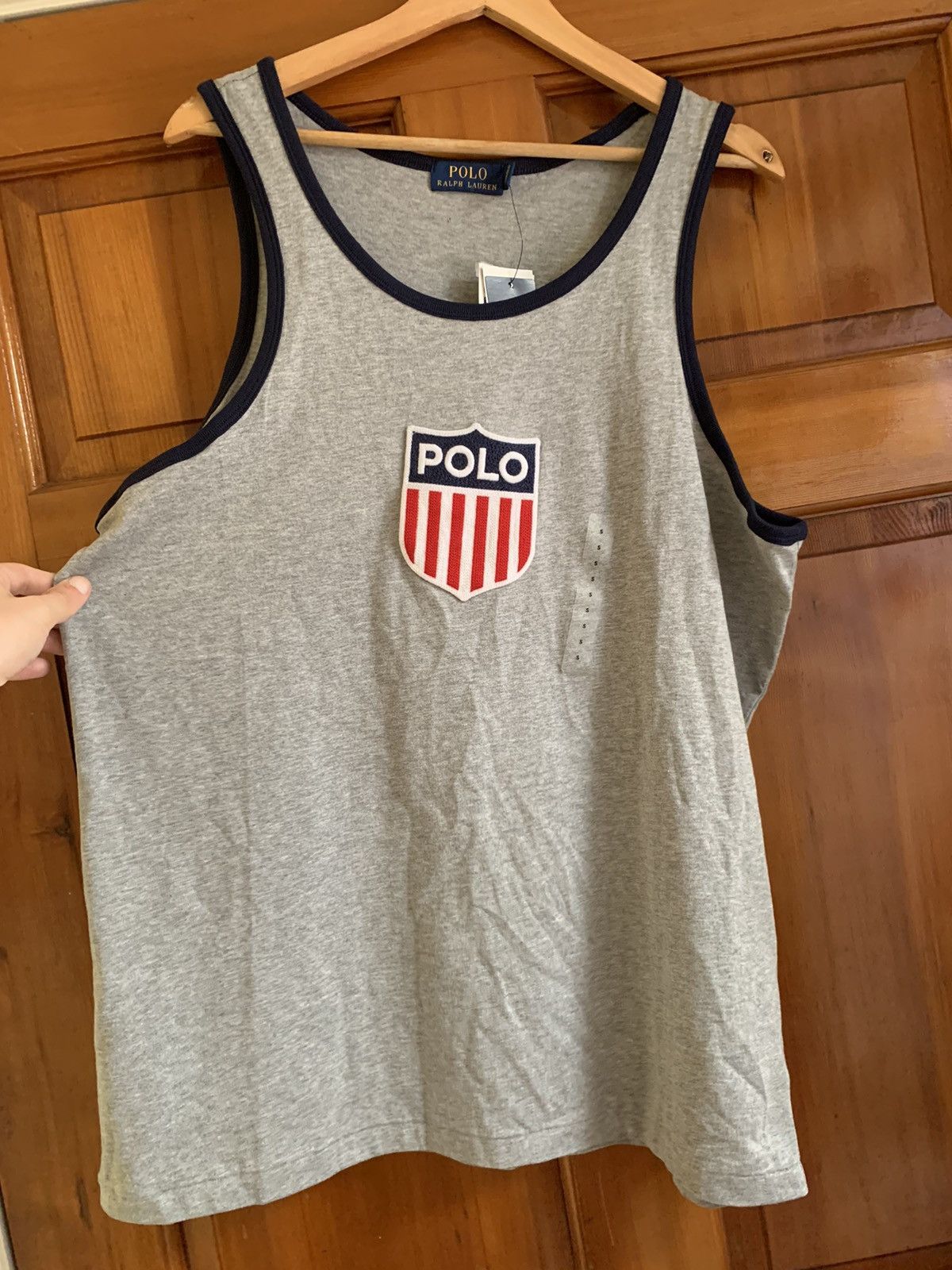 Polo Ralph Lauren *RARE* New Polo Ralph Lauren Chain Stitched Badge Tank Top Size US S / EU 44-46 / 1 - 2 Thumbnail