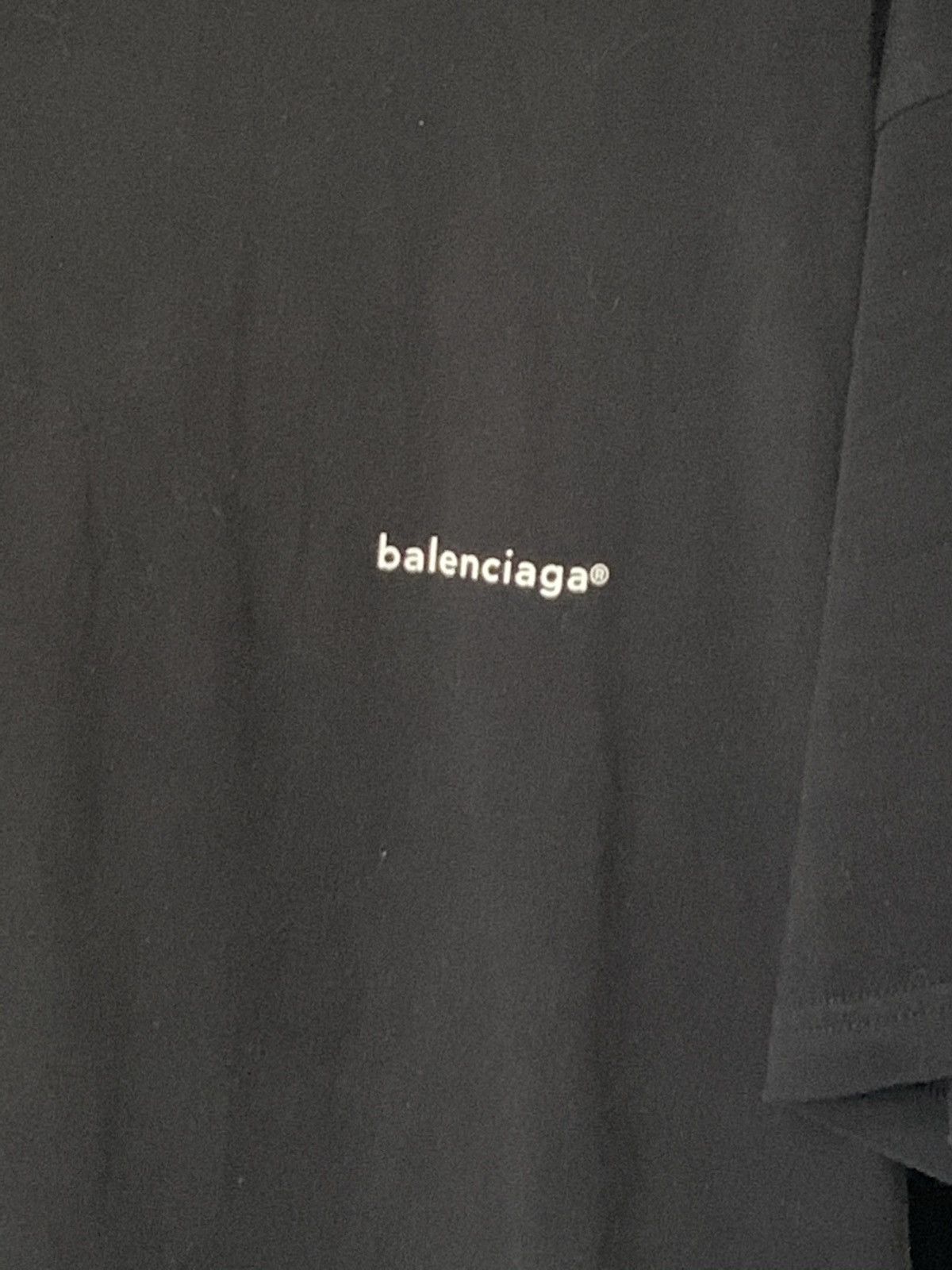 Balenciaga Balenciaga logo tee Size US L / EU 52-54 / 3 - 1 Thumbnail