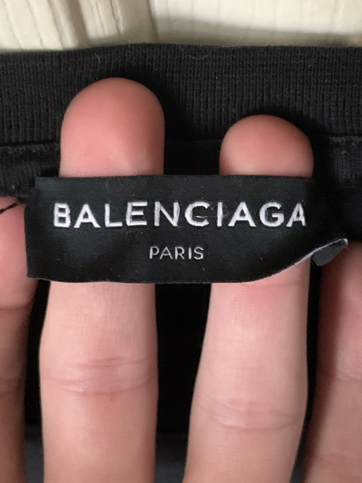 Balenciaga Balenciaga logo tee Size US L / EU 52-54 / 3 - 2 Thumbnail