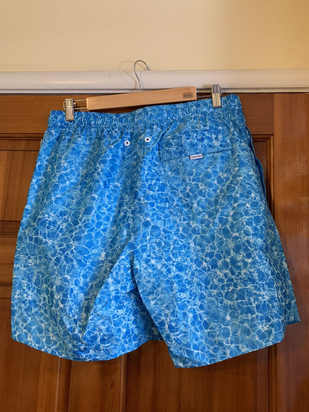 Calvin Klein × Designer *RARE* Brand New Calvin Klein Pool Print Swim Trunks - Large Size US 34 / EU 50 - 5 Thumbnail