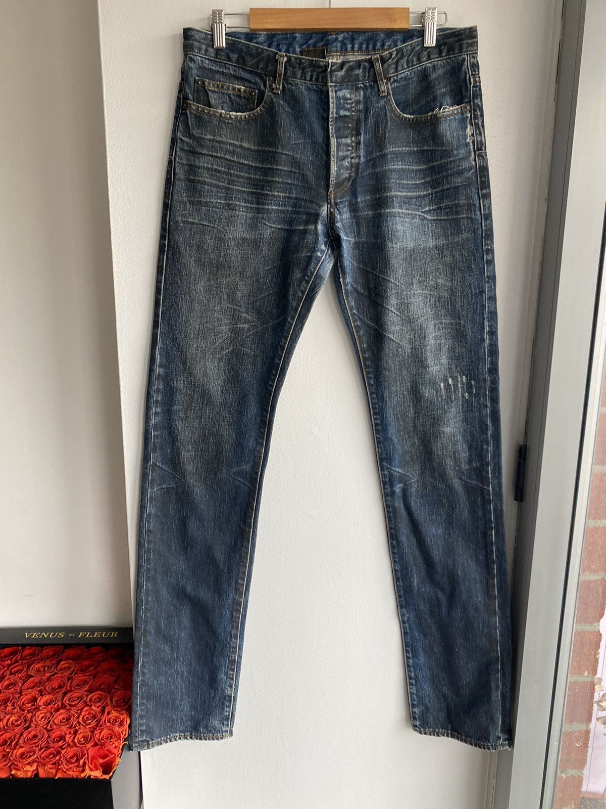 Dior Homme Waxed Clawmark Denim — Middleman Store