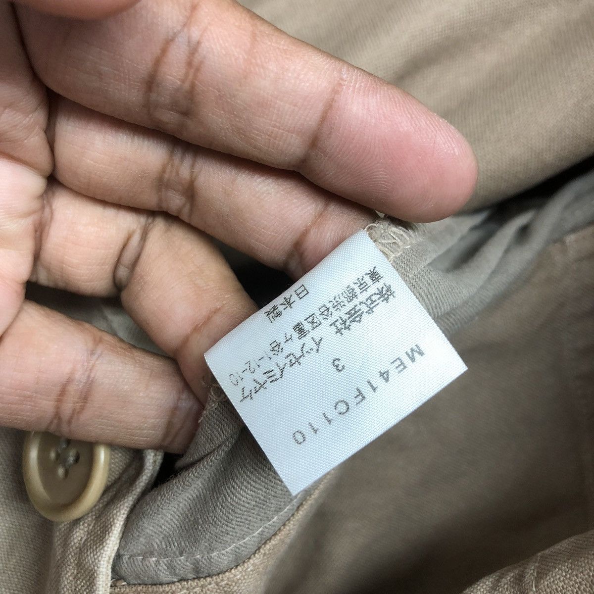 Issey Miyake × Japanese Brand × Vintage Vintage Issey Miyake Cotton Denim Jacket Size US M / EU 48-50 / 2 - 15 Thumbnail