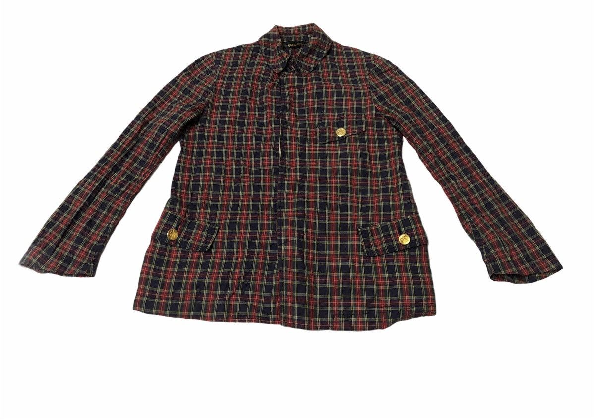 Comme des Garcons Vintage Comme des Garcons Flannel Light Jacket Blazer Size US S / EU 44-46 / 1 - 1 Thumbnail