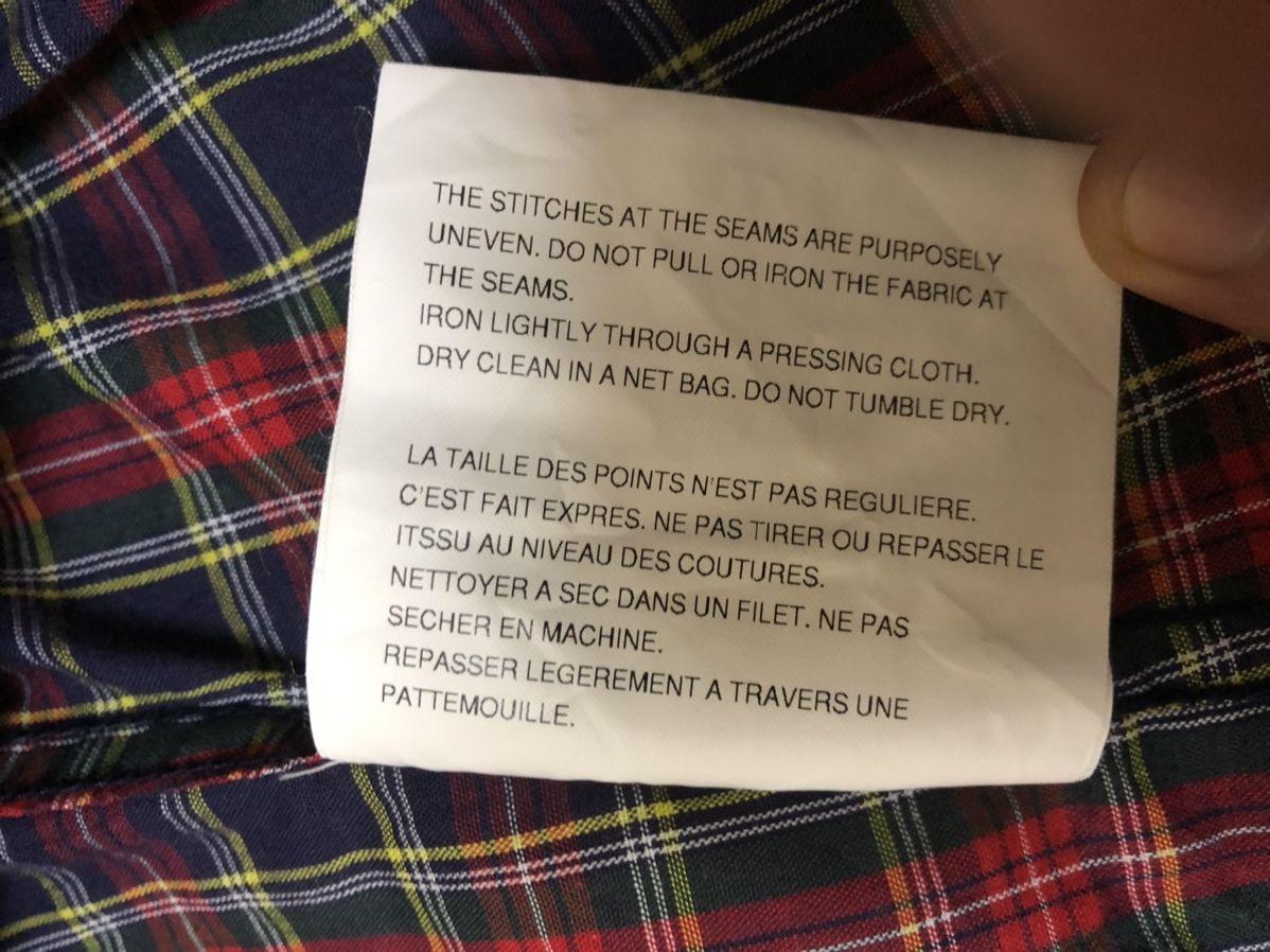 Comme des Garcons Vintage Comme des Garcons Flannel Light Jacket Blazer Size US S / EU 44-46 / 1 - 16 Thumbnail
