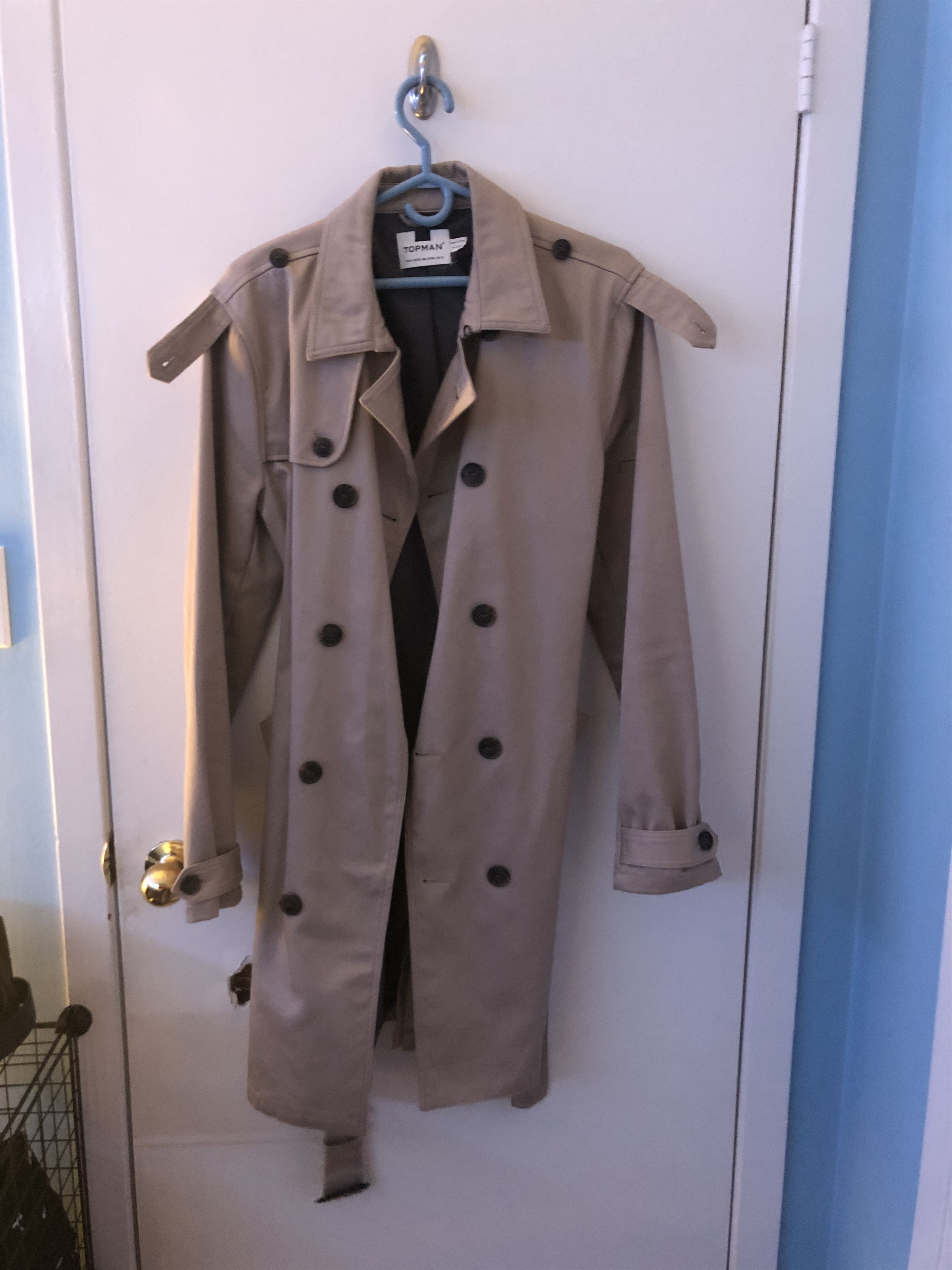 Topman trench coat sales