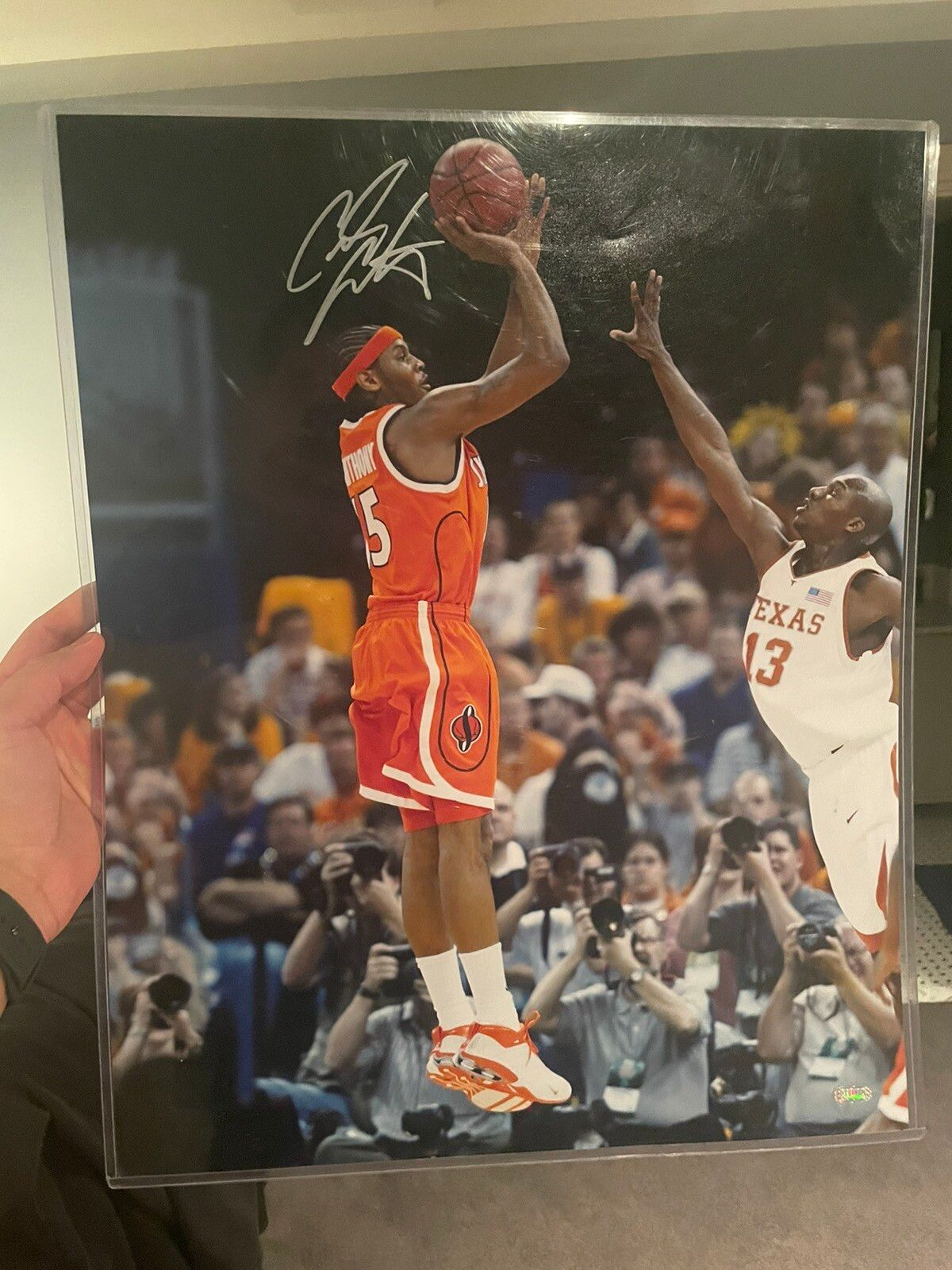 Vintage Carmelo Anthony CUSE signed poster | Grailed
