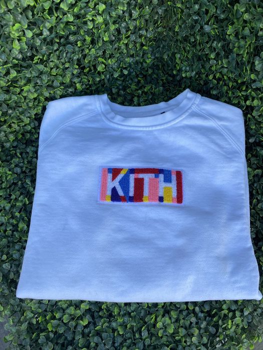 Kith Kith Geo Color Crewneck/ White Size M | Grailed