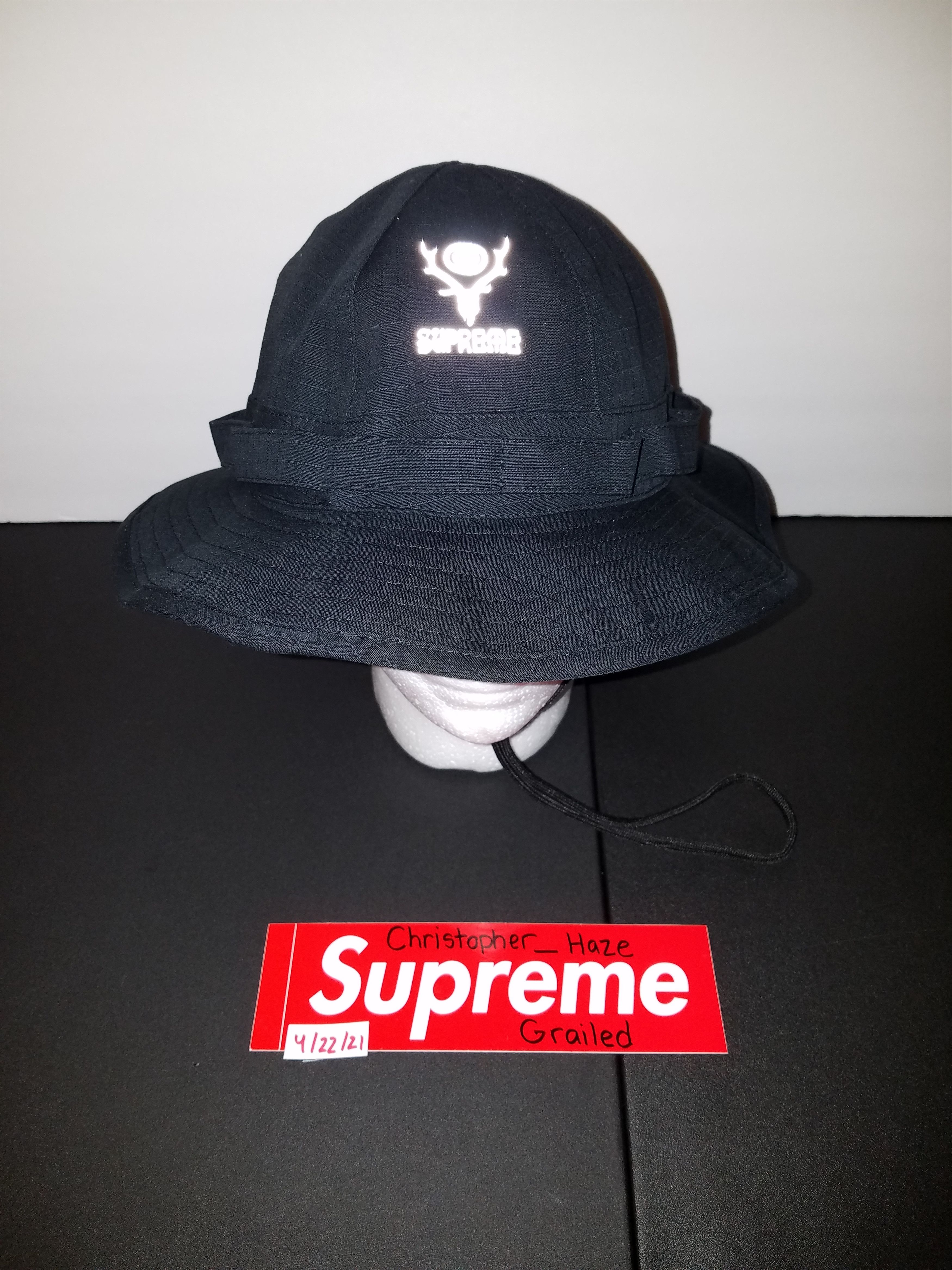 supreme South2West8 junglehat S/M BLACK