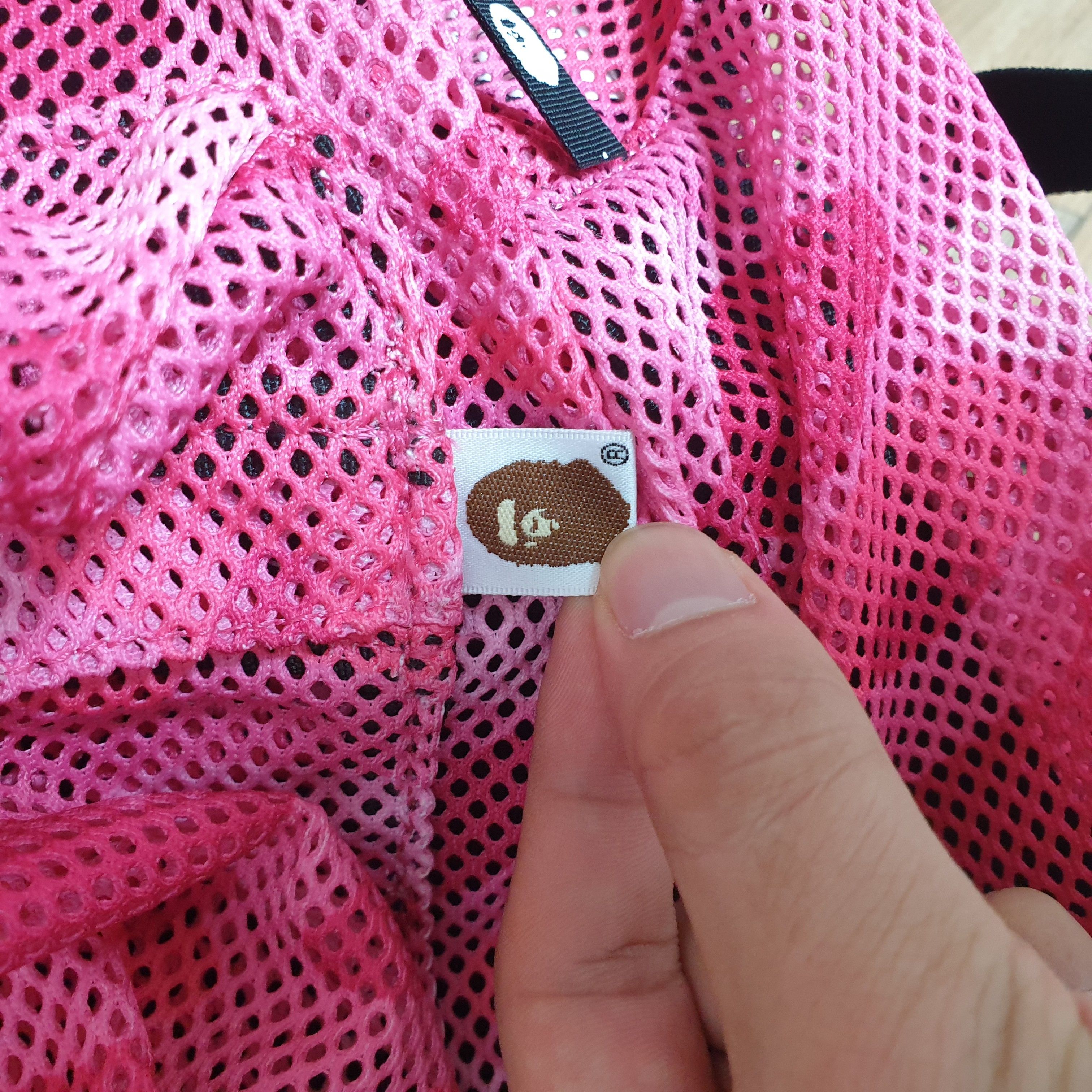 Bape mesh backpack sale