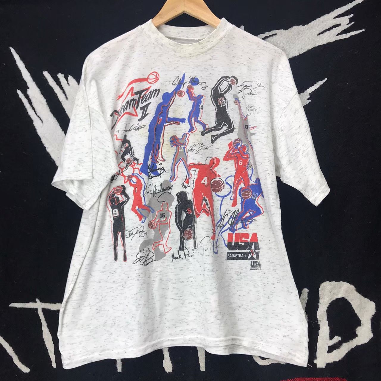 NBA × USA Olympics × Vintage USA Dream Team 2 Basketball RARE Vintage 90s NBA Shirt Size US L / EU 52-54 / 3 - 1 Thumbnail