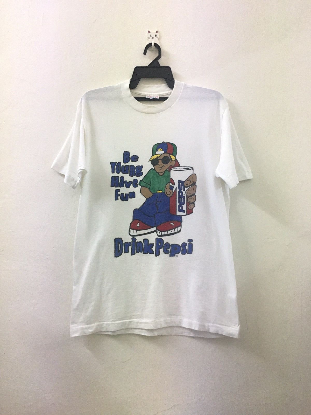 Pepsi Vintage 90s Pepsi T shirt Size US M / EU 48-50 / 2 - 1 Thumbnail