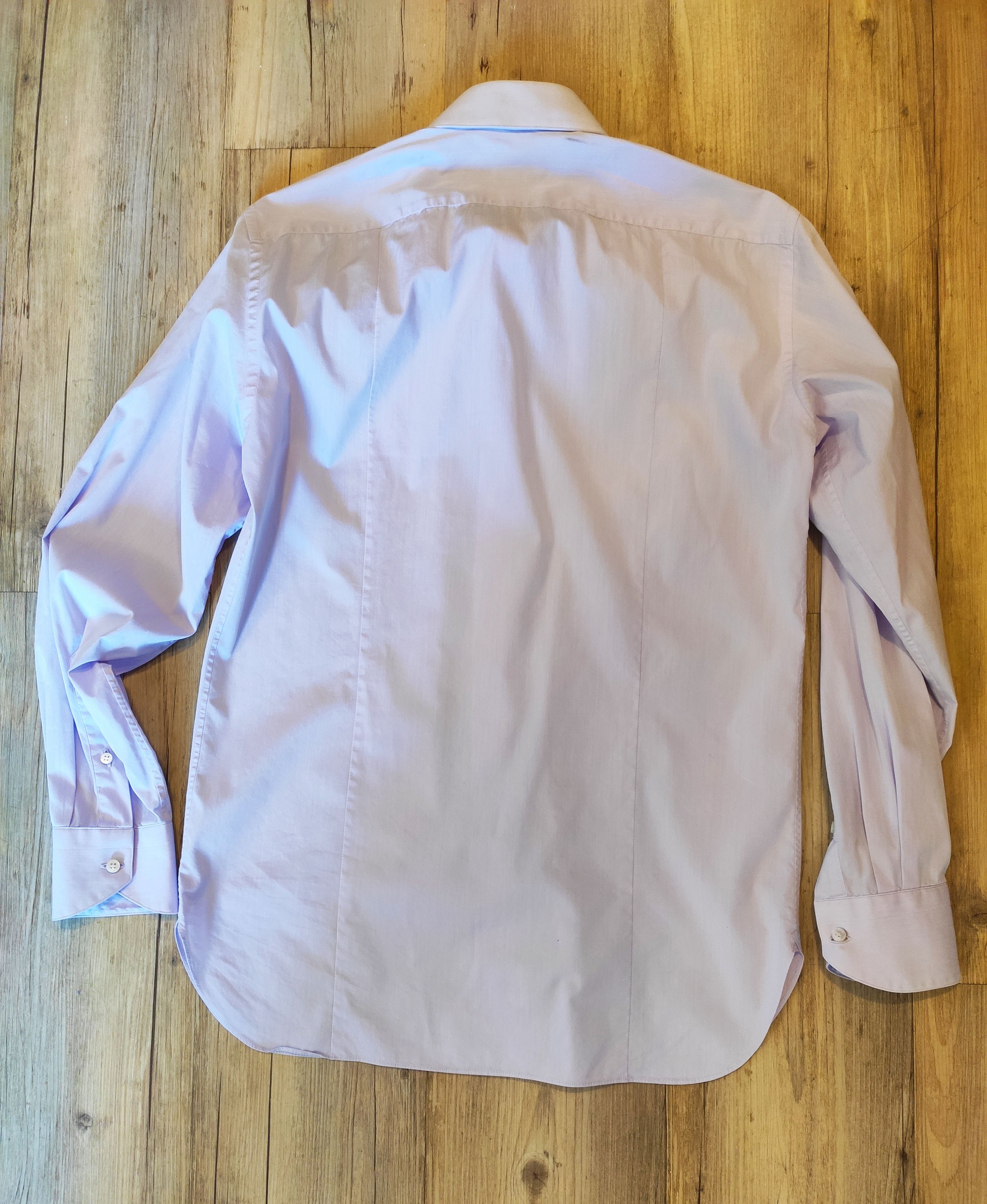 Zilli Lavender shirt.Like Brioni or Gianni Versace Size US M / EU 48-50 / 2 - 3 Thumbnail