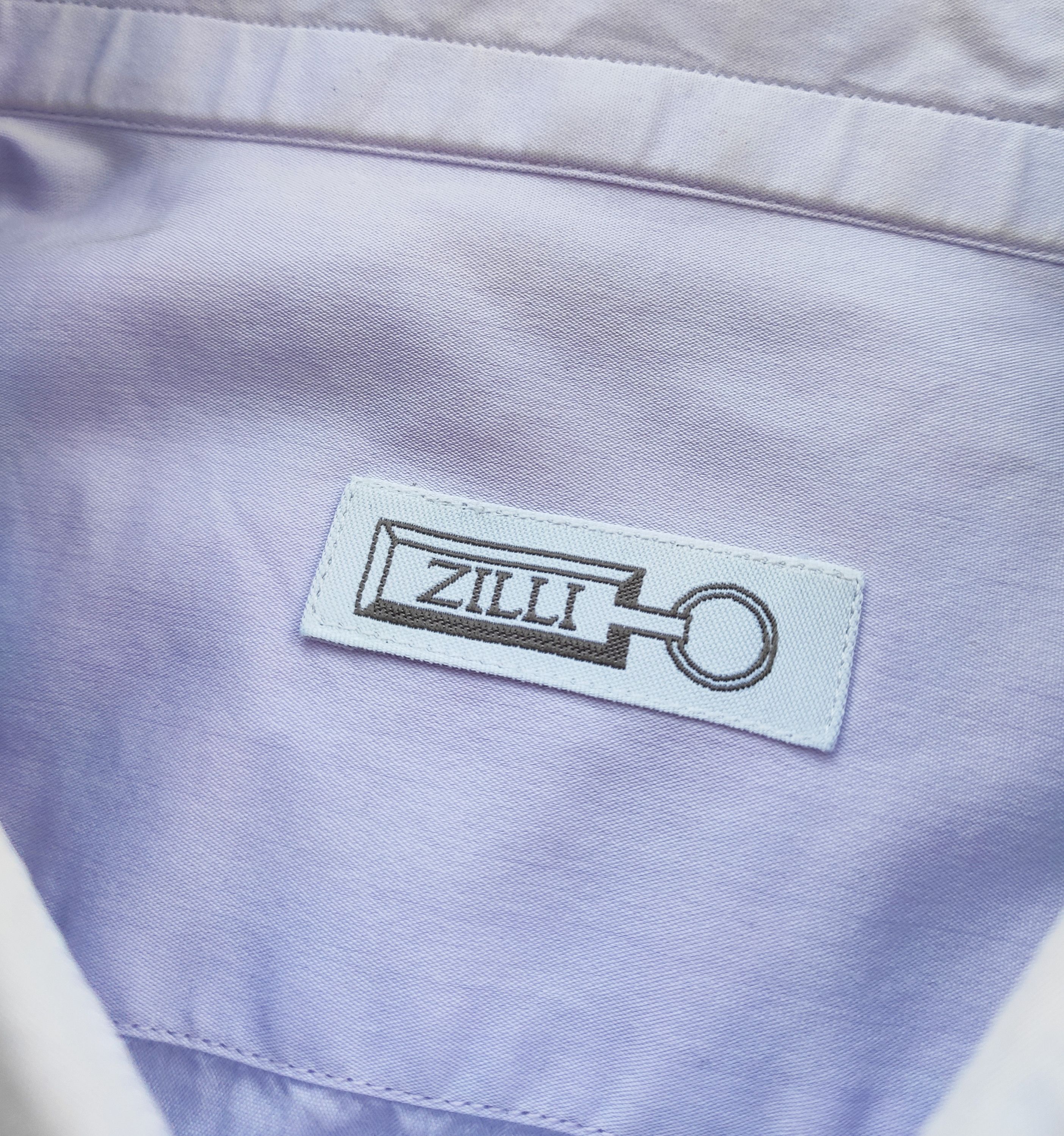 Zilli Lavender shirt.Like Brioni or Gianni Versace Size US M / EU 48-50 / 2 - 4 Thumbnail